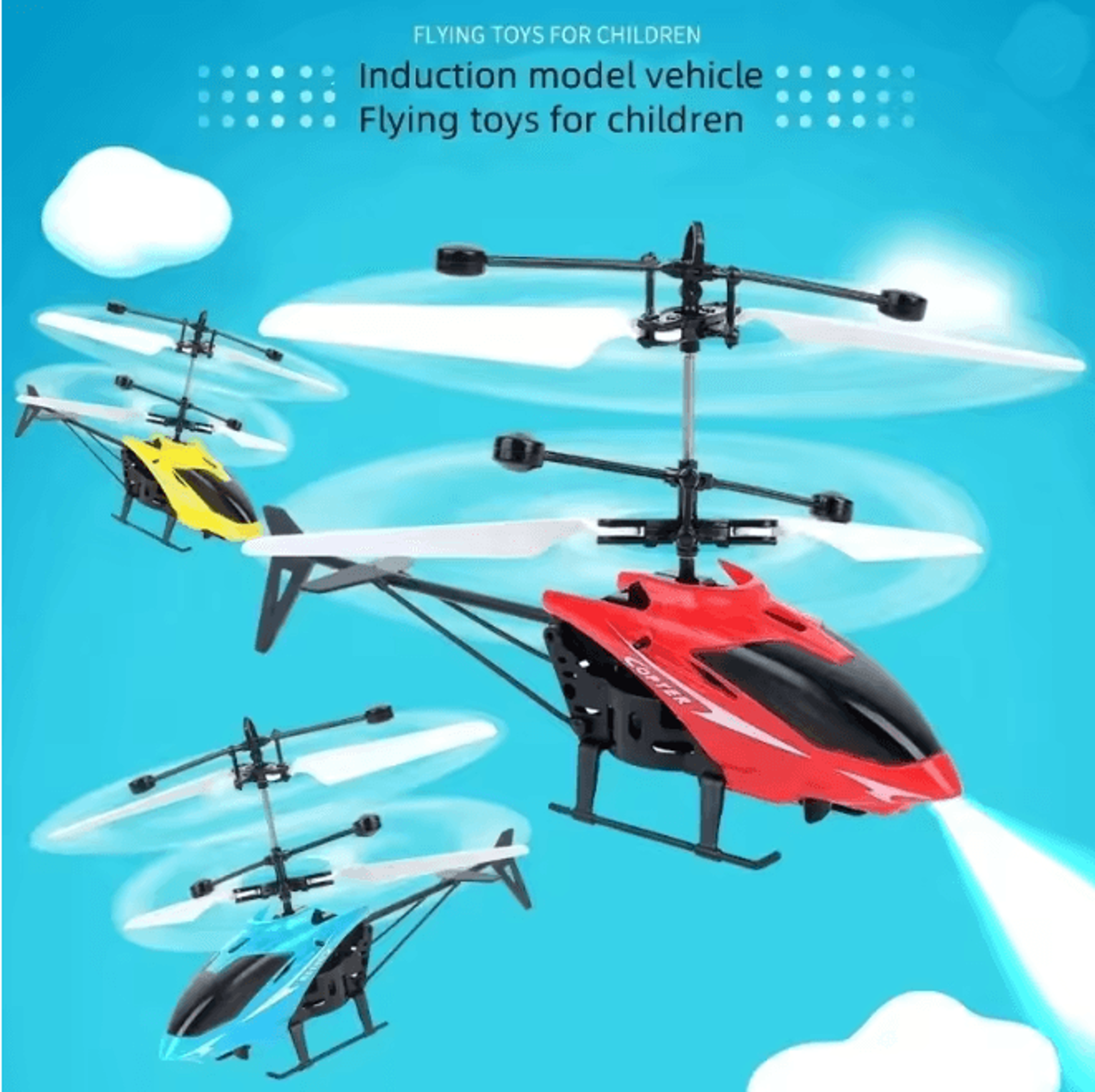 SkyMini Rechargeable RC Drone Safe Fall Resistant Helicopter Toy