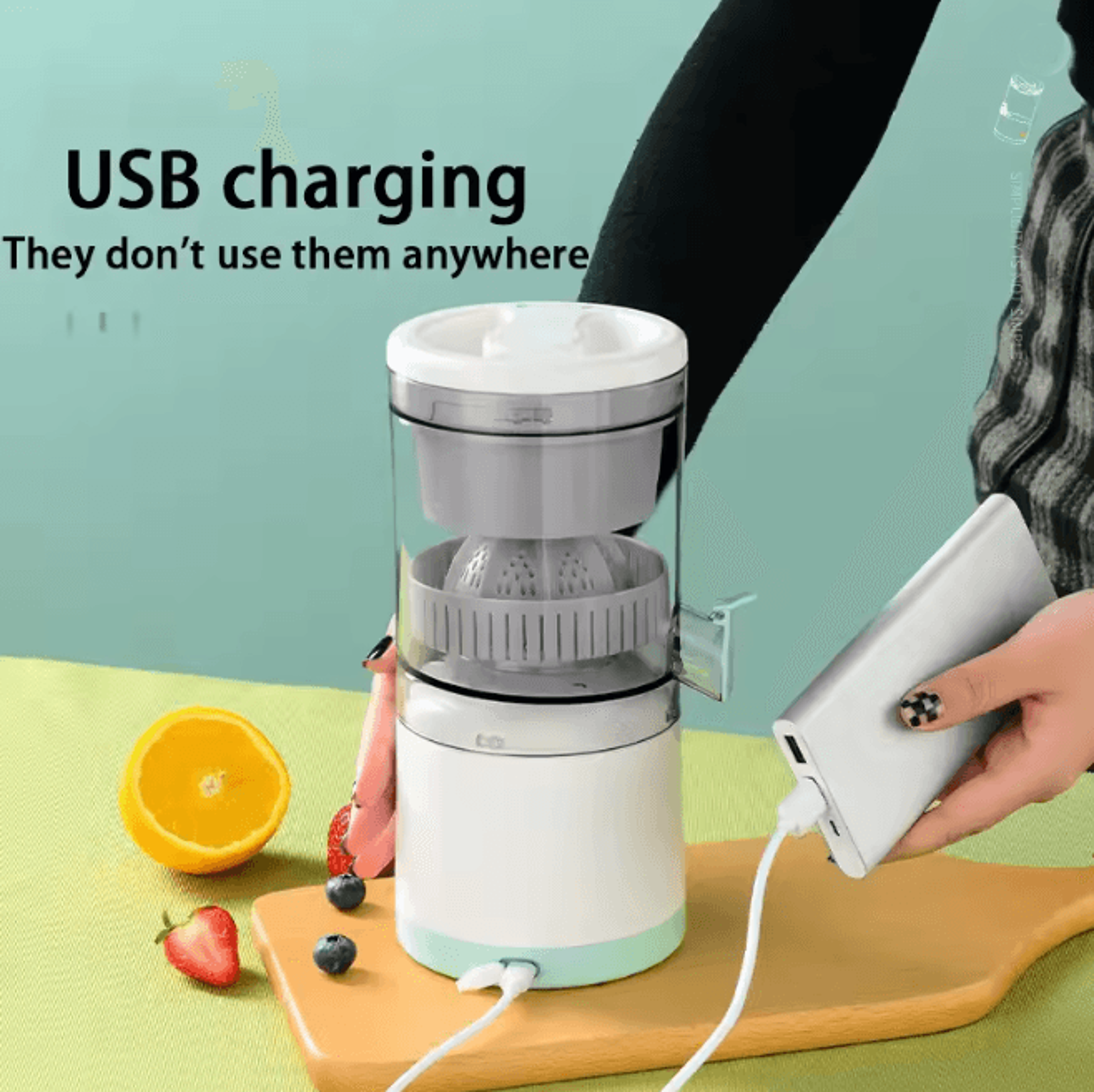 juicego portable usb juicer cup automatic mini blender