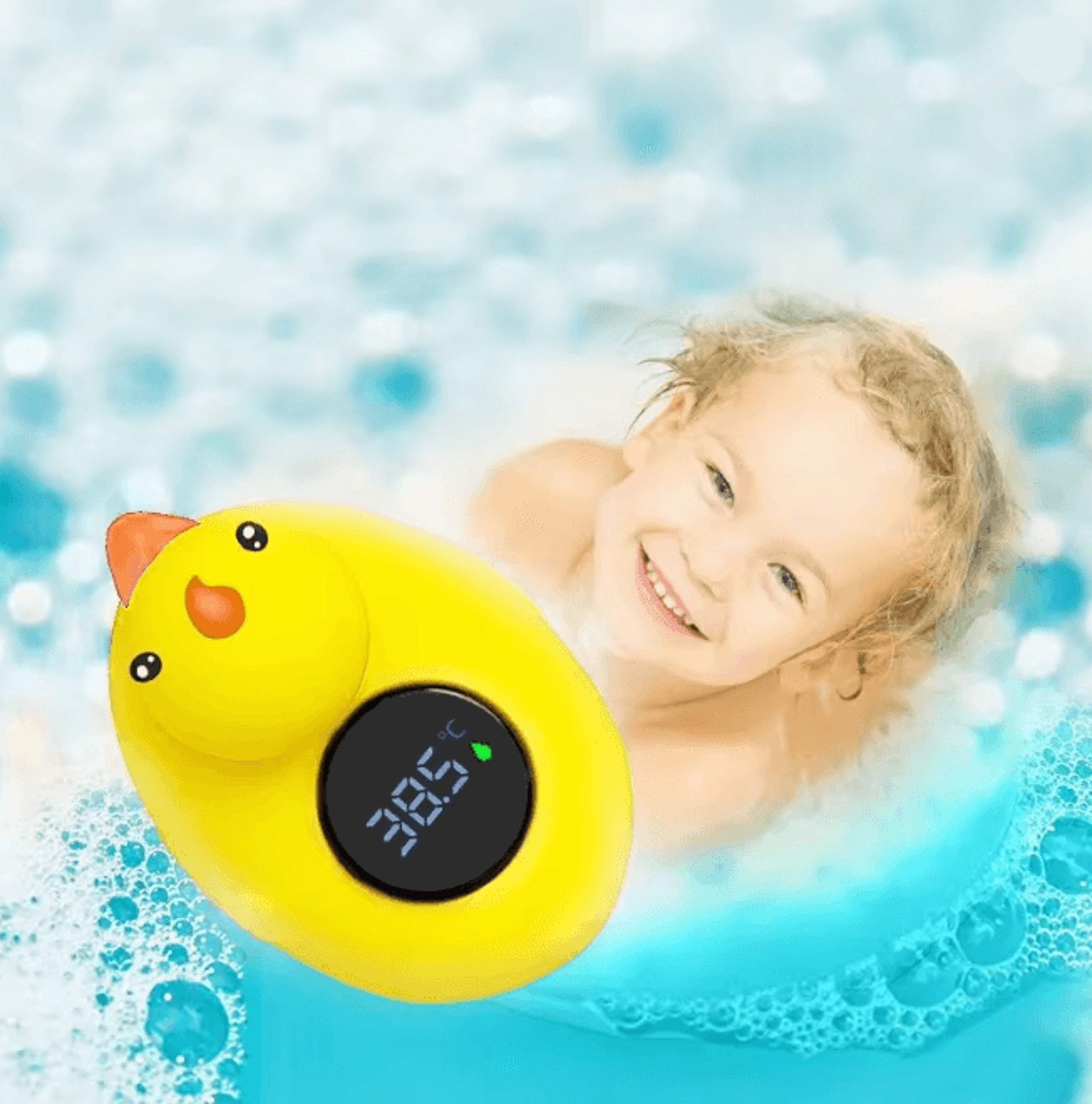 sunnyduck baby bath thermometer floating water temperature indicator