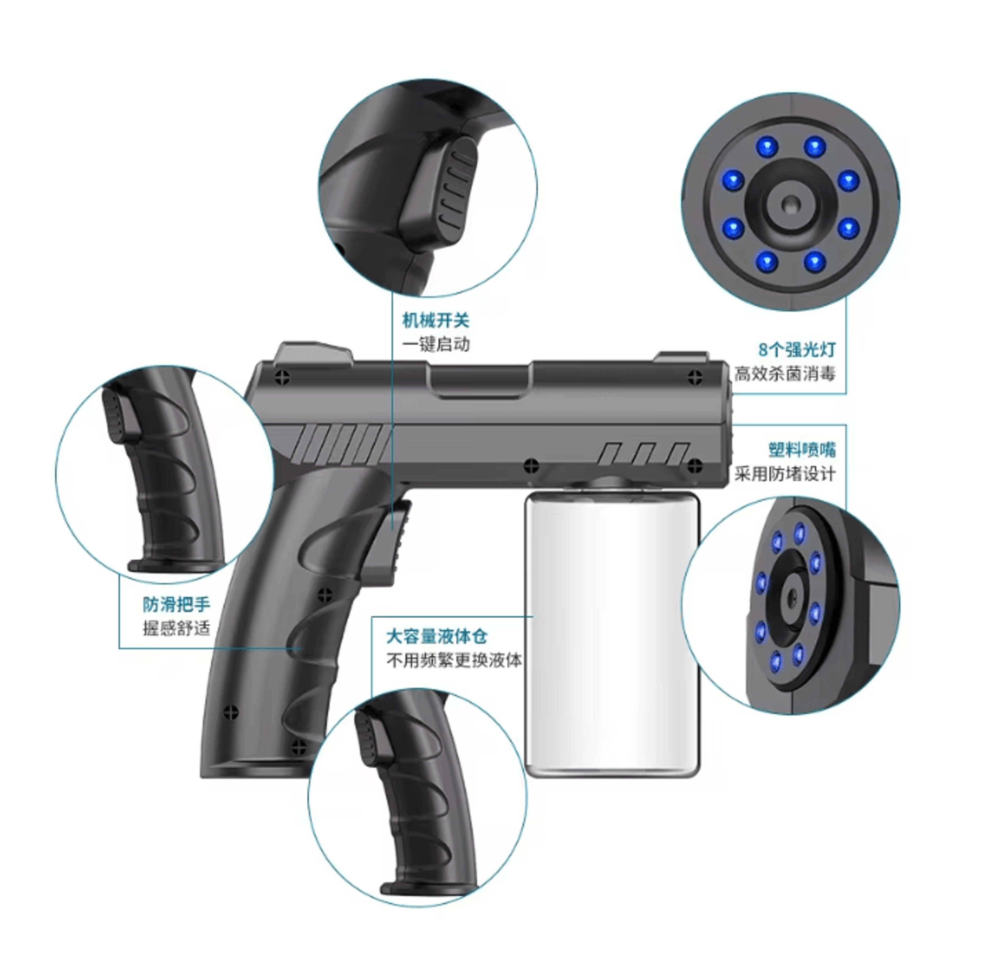 puremist portable nano steam spray disinfection gun