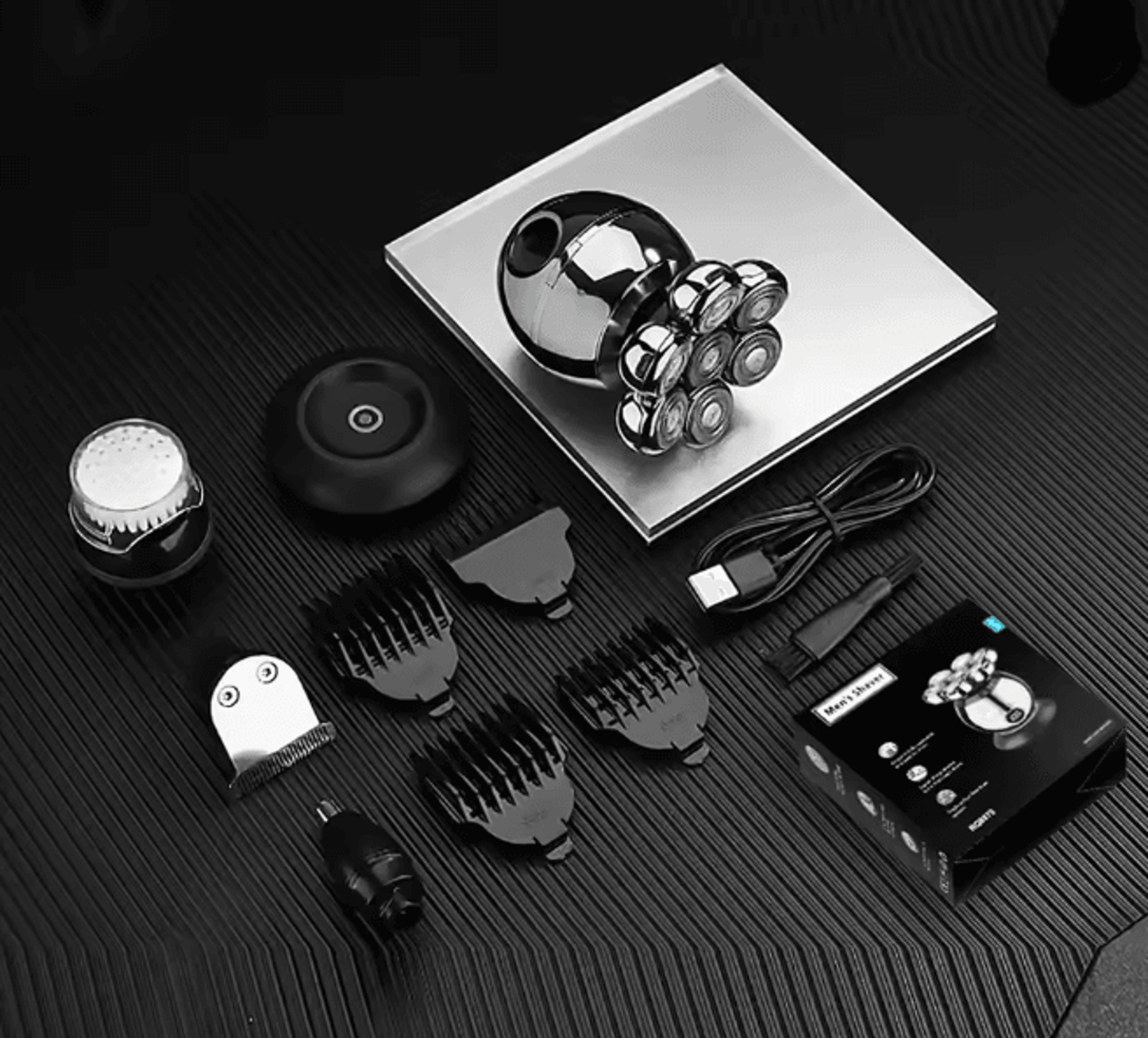 FlexShave 7D Electric Head Shaver for Men