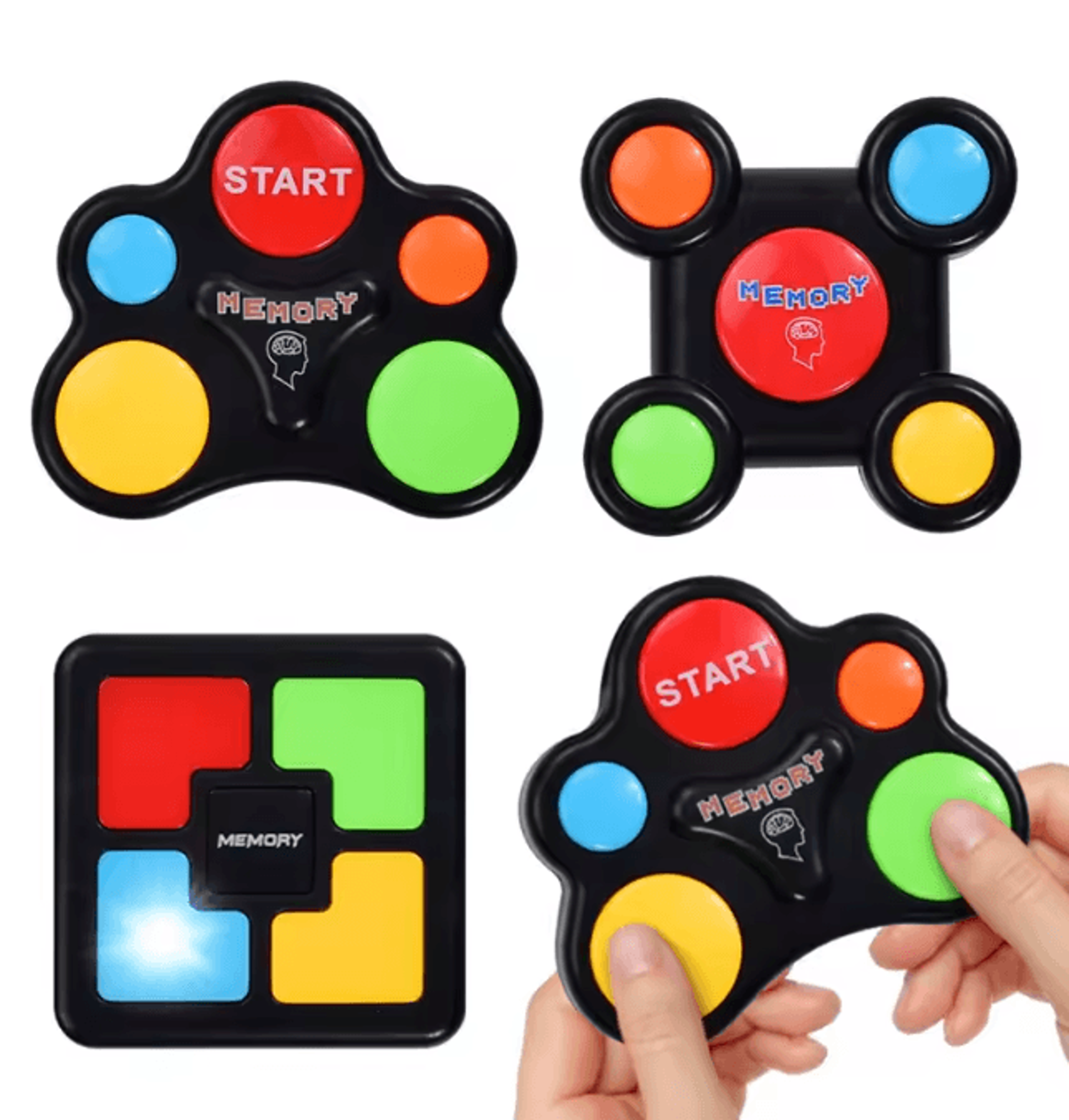 brightmind kids memory game toy with lights and sounds