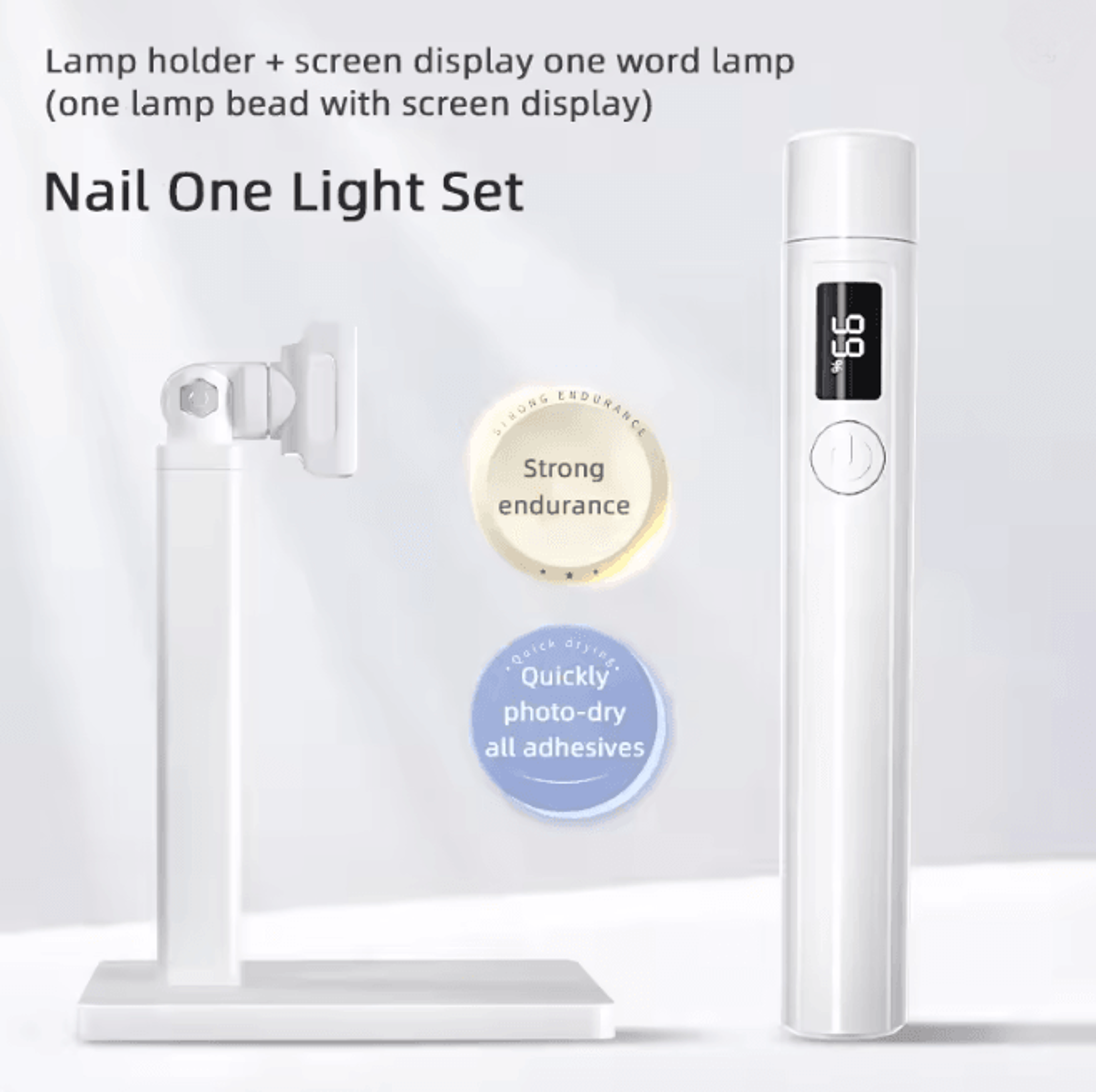 glowpro portable uv led nail lamp mini nail dryer stand