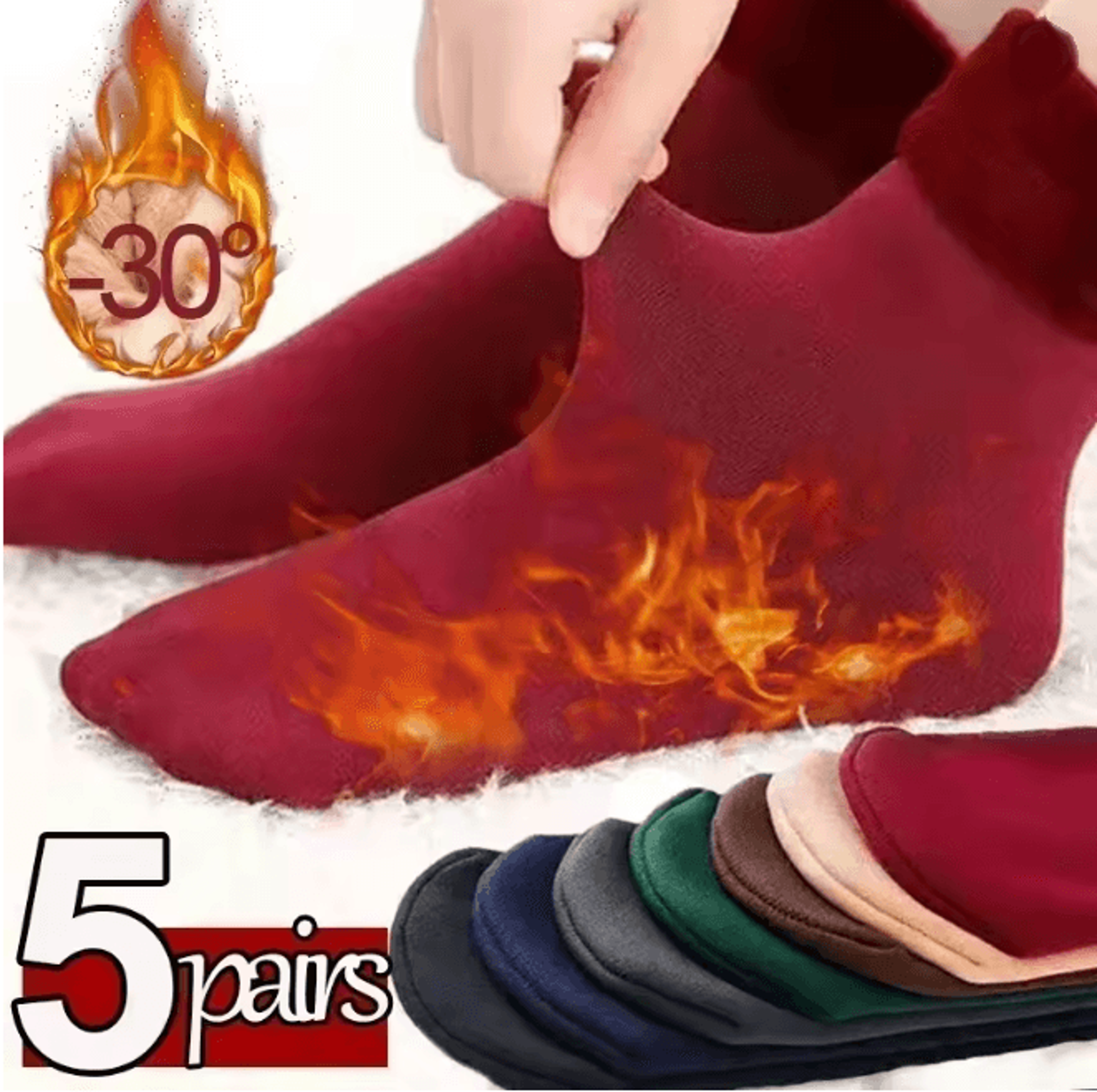 cozyvelvet winter thermal socks for men and women