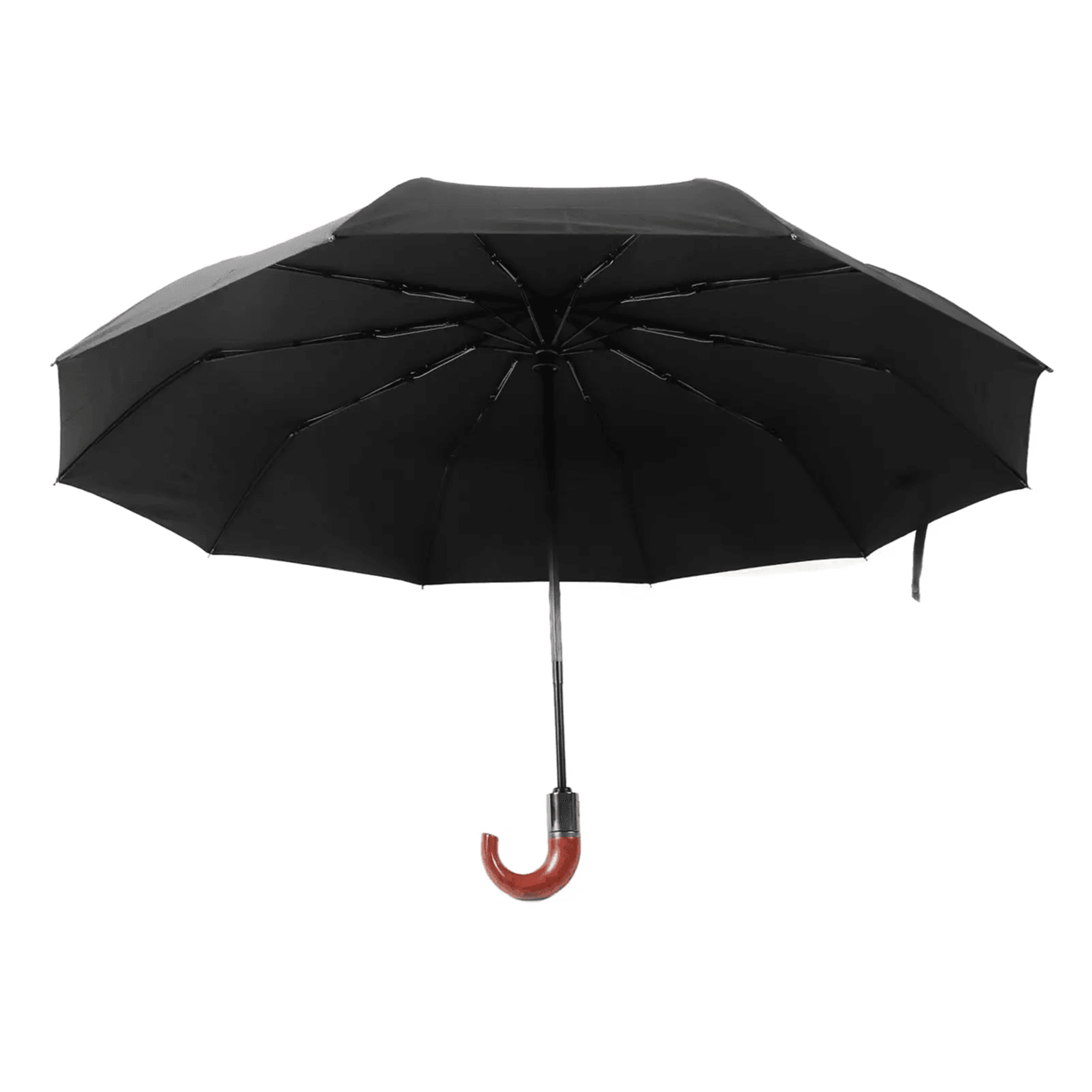 Windproof Automatic Folding Travel Umbrella Compact Large Coverage