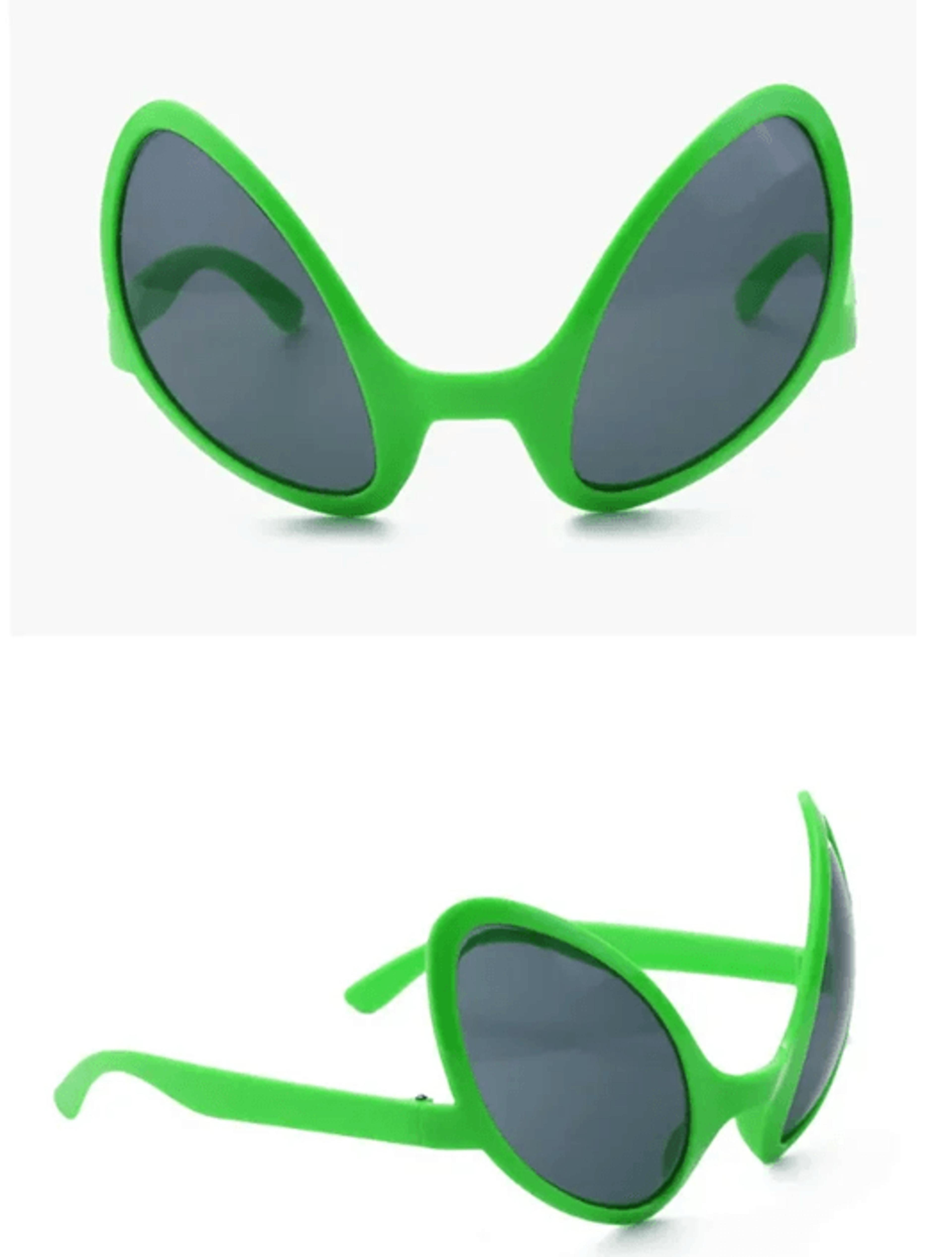 Alien Martian Party Sunglasses Fun Costume Glasses for Kids and Adults