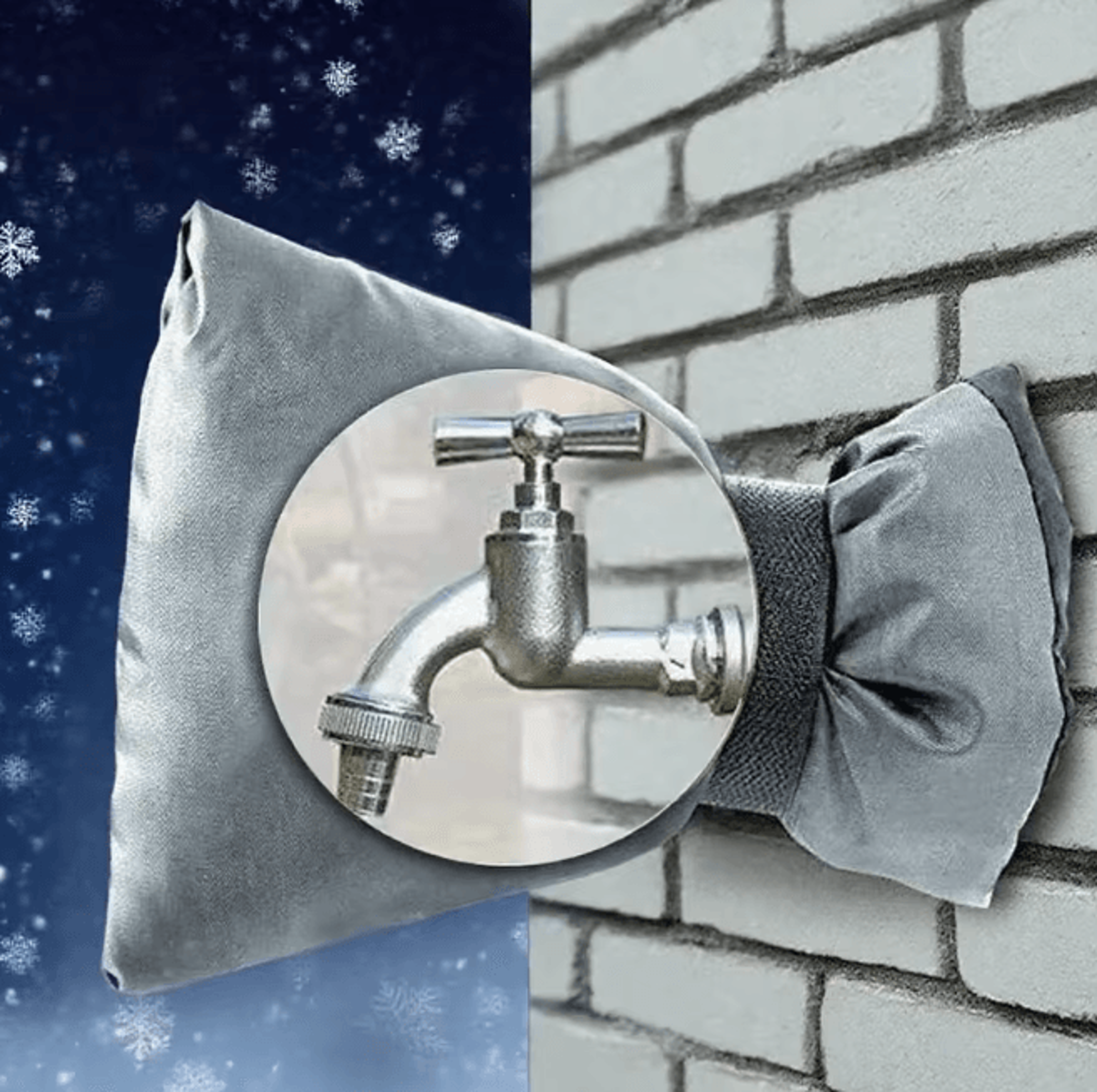 outdoor faucet cover winter freeze protection insulated garden tap protector