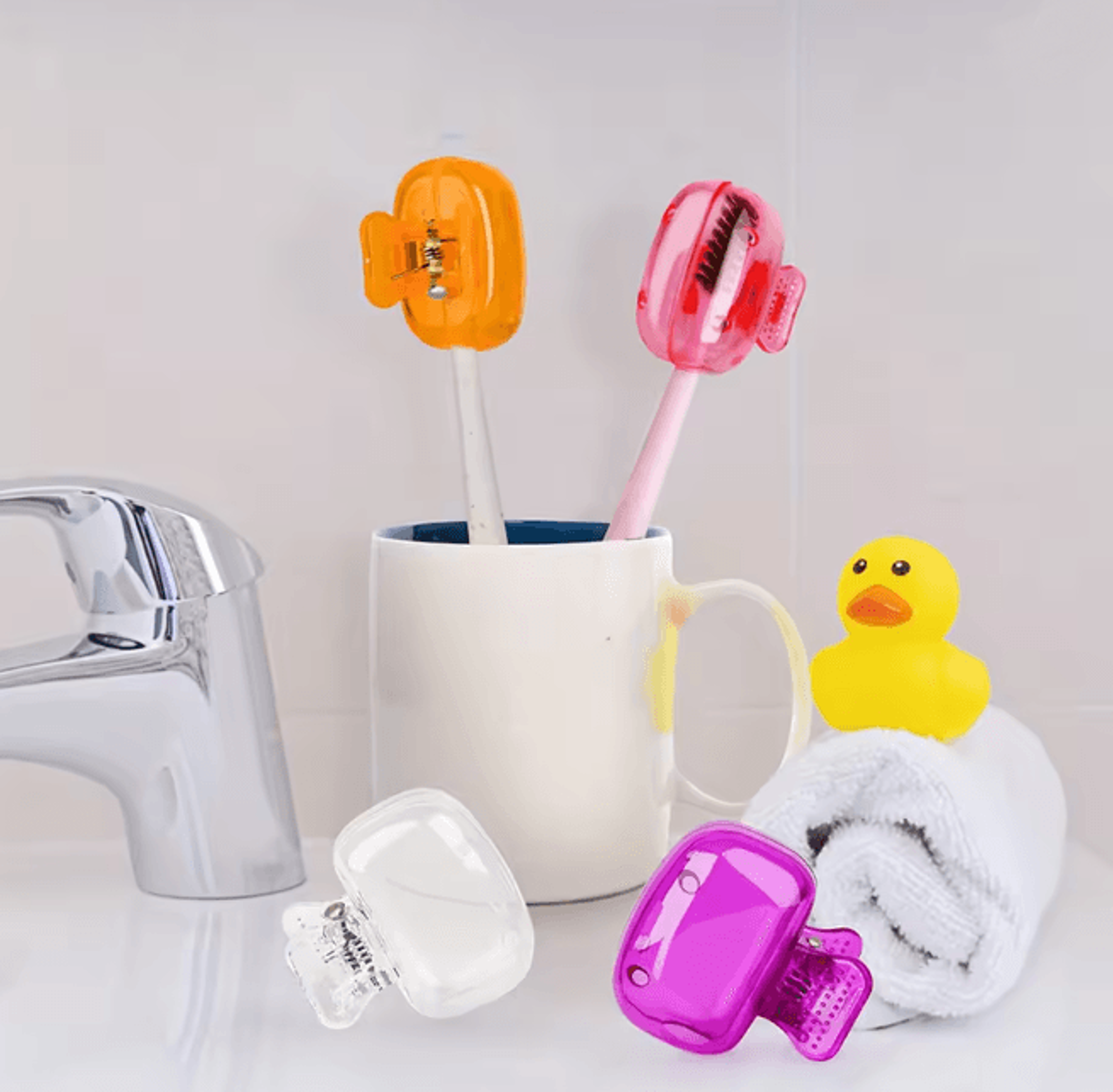 Travel Toothbrush Head Cover Portable Toothbrush Protector Cap Case
