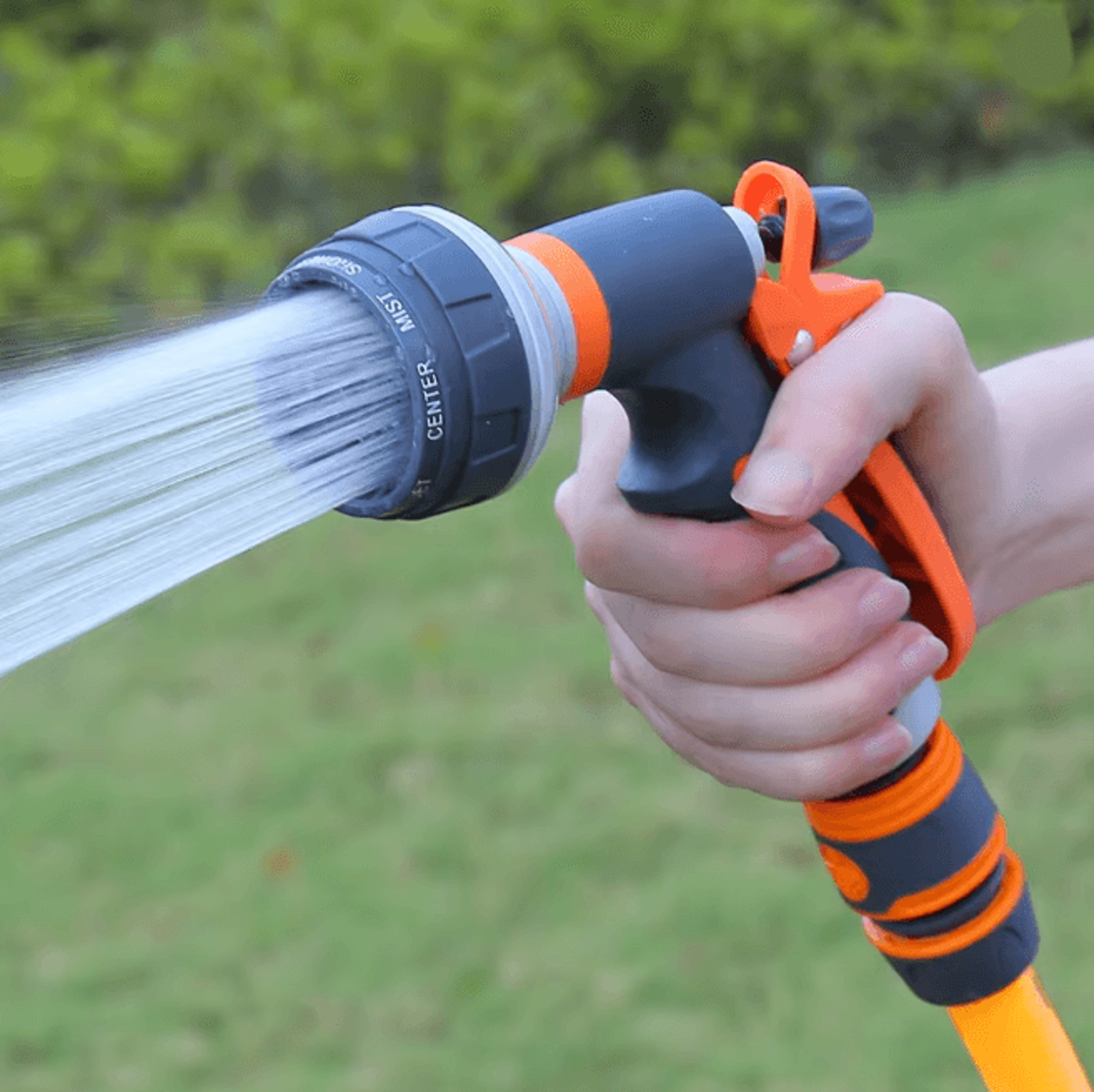 High Pressure Garden Spray Gun Set Adjustable Watering and Cleaning Nozzle