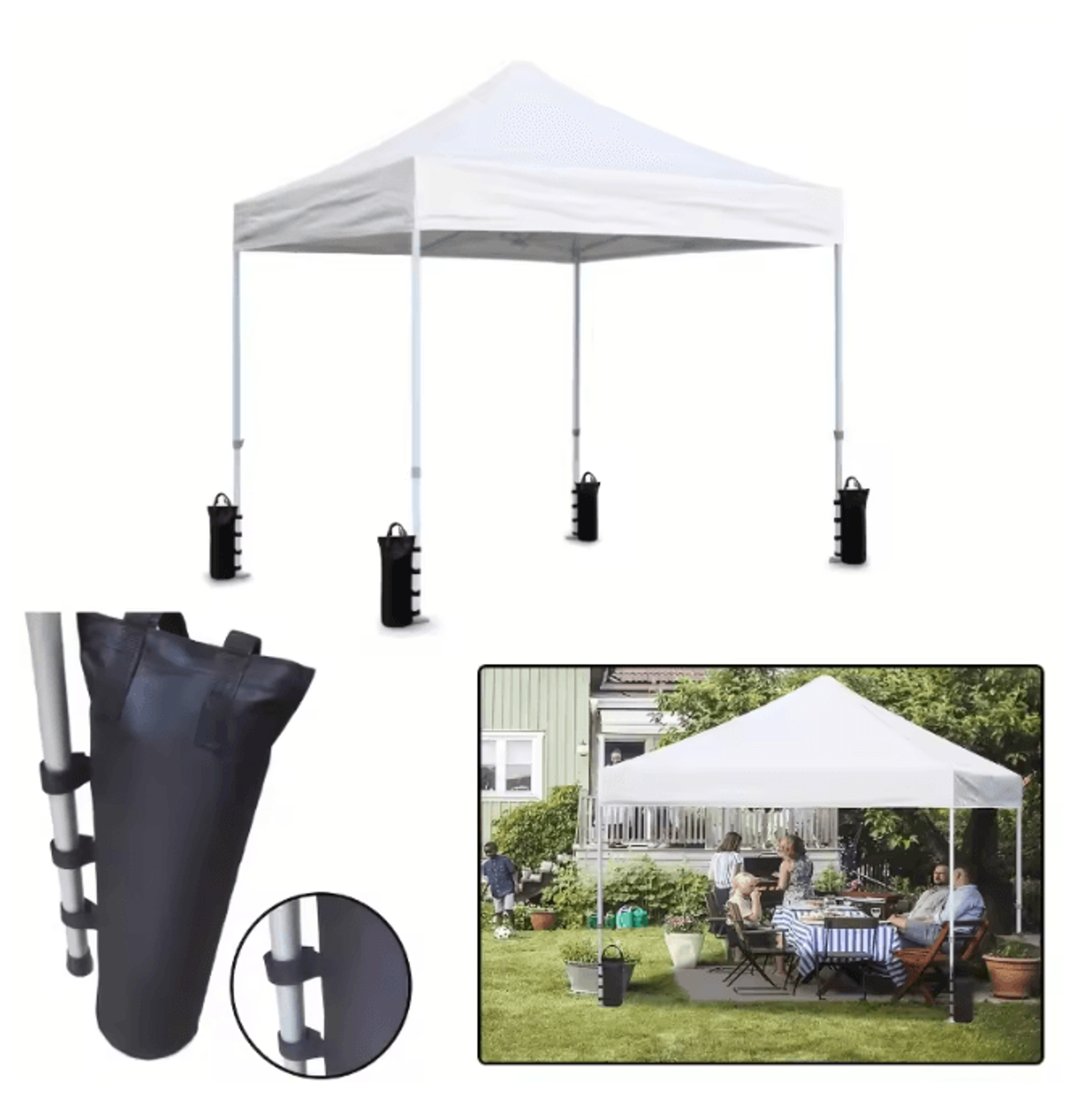 Heavy Duty Canopy Tent Weight Sand Bags for Gazebo and Outdoor Shelters