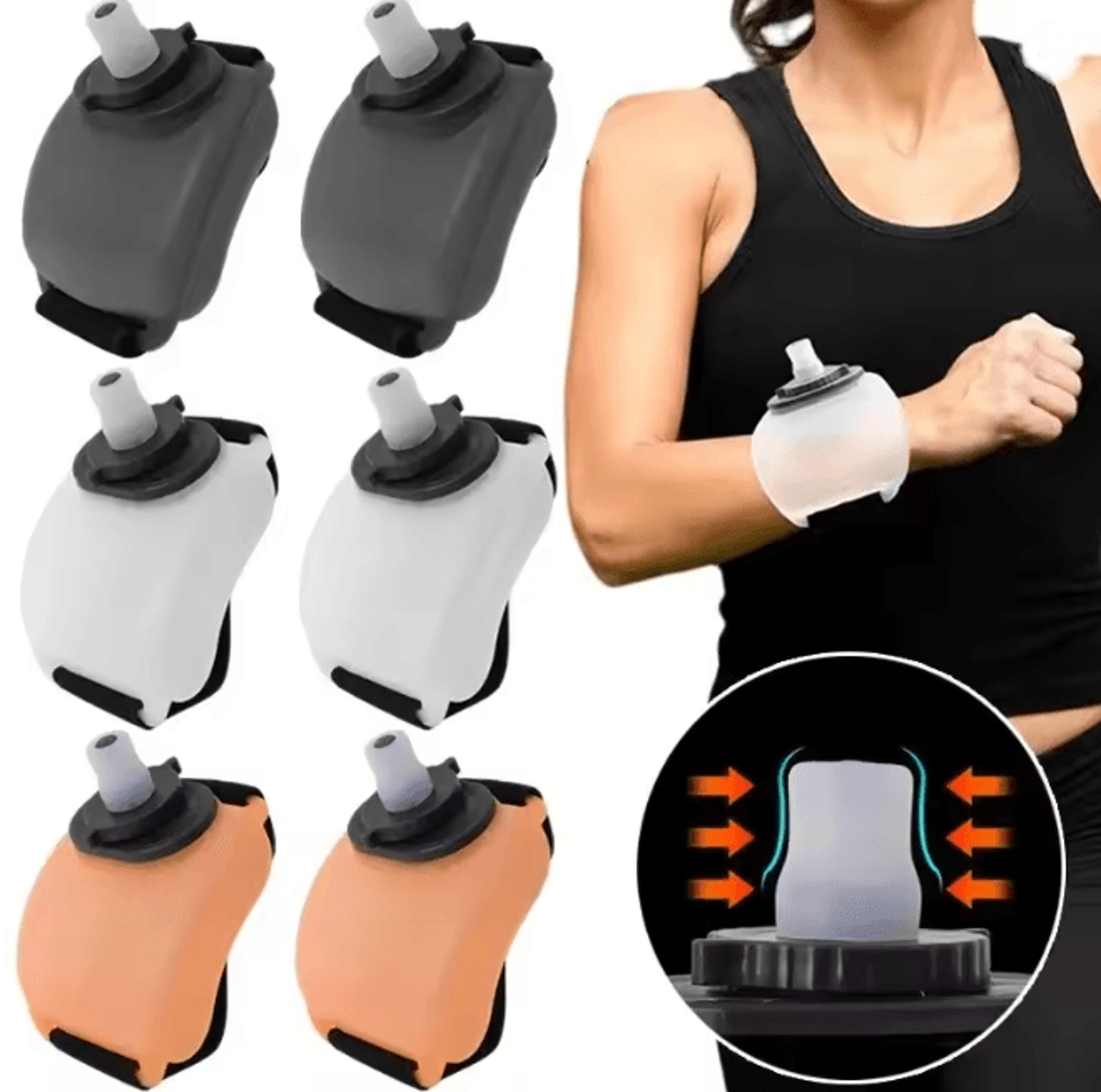 Running Wrist Hydration Bottle Holder Mini Storage Bag