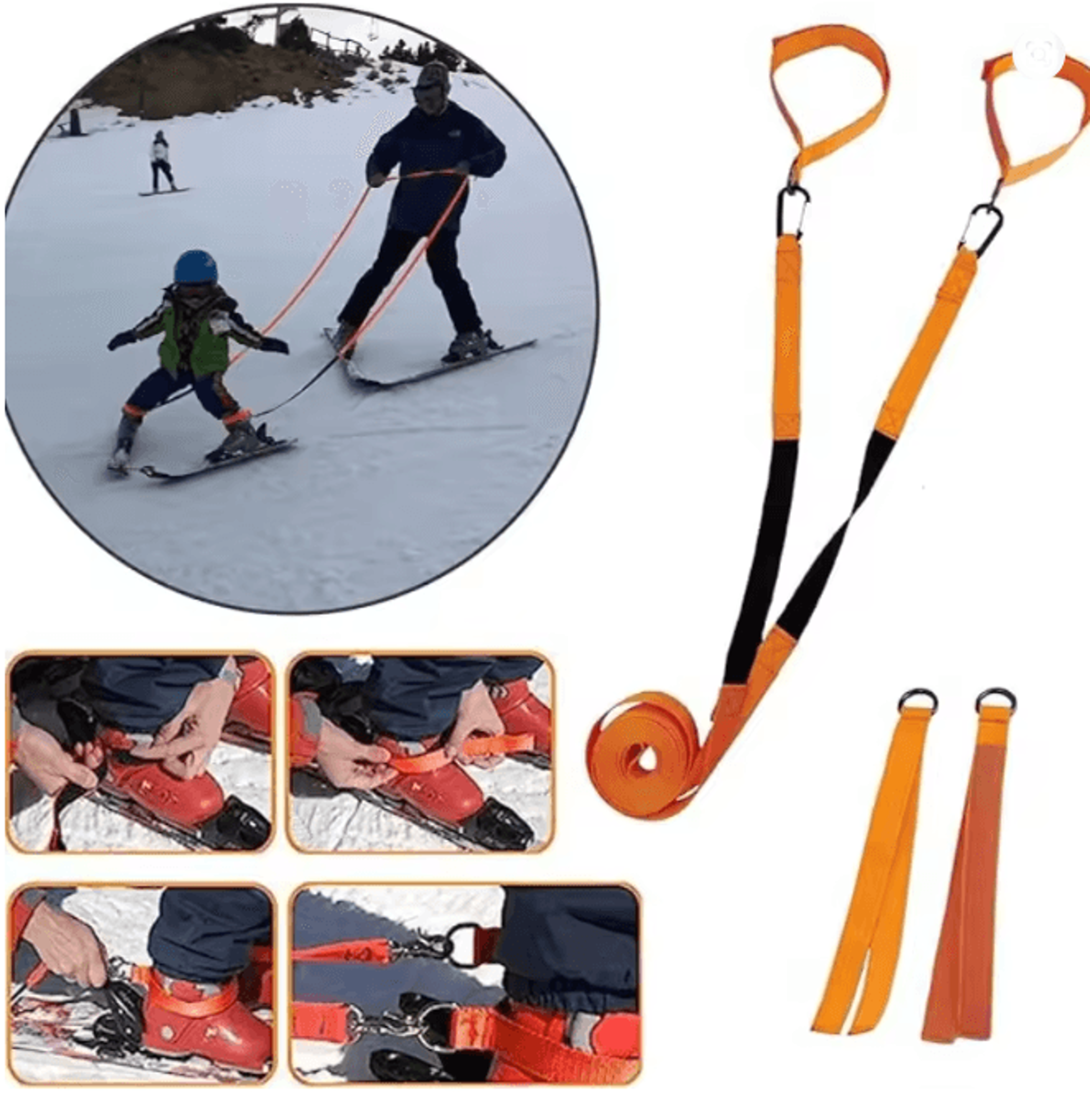 ski training safety belt balance leash for beginners and kids