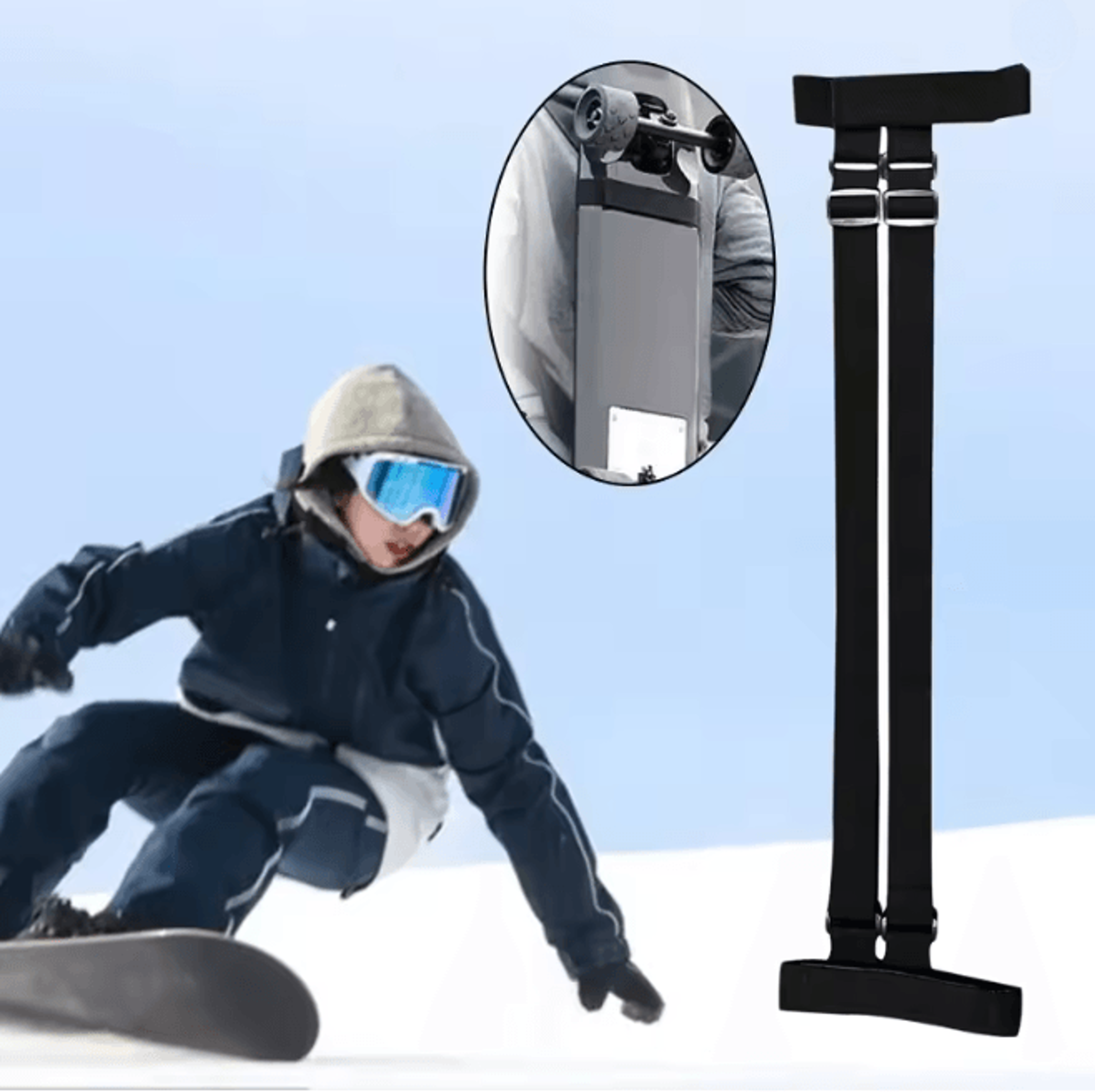 Adjustable Skateboard Shoulder Carrier Strap Compact Board Carry Belt