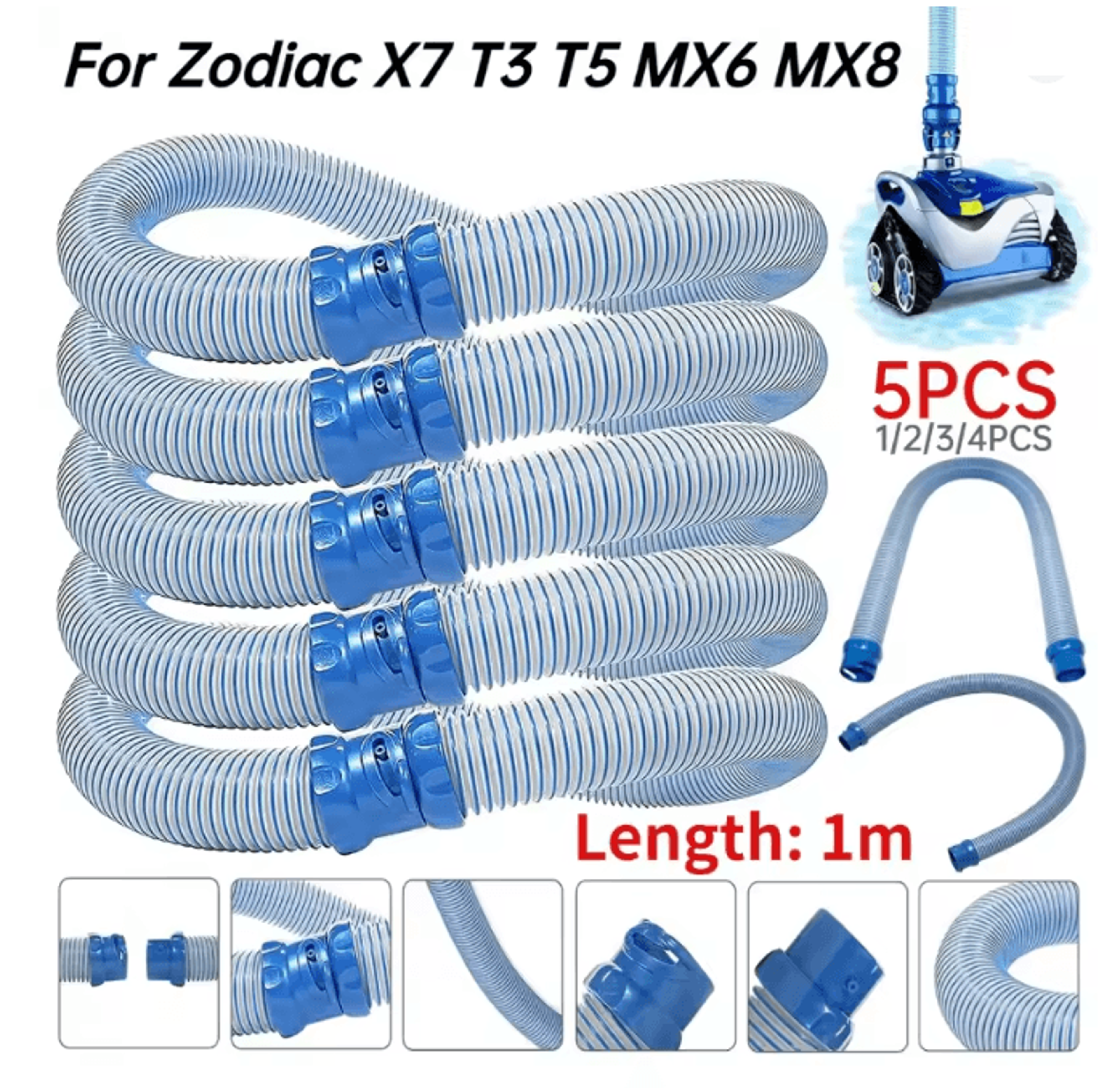 Pool Cleaner Lock Hose Kit Replacement for Zodiac Pool Cleaners