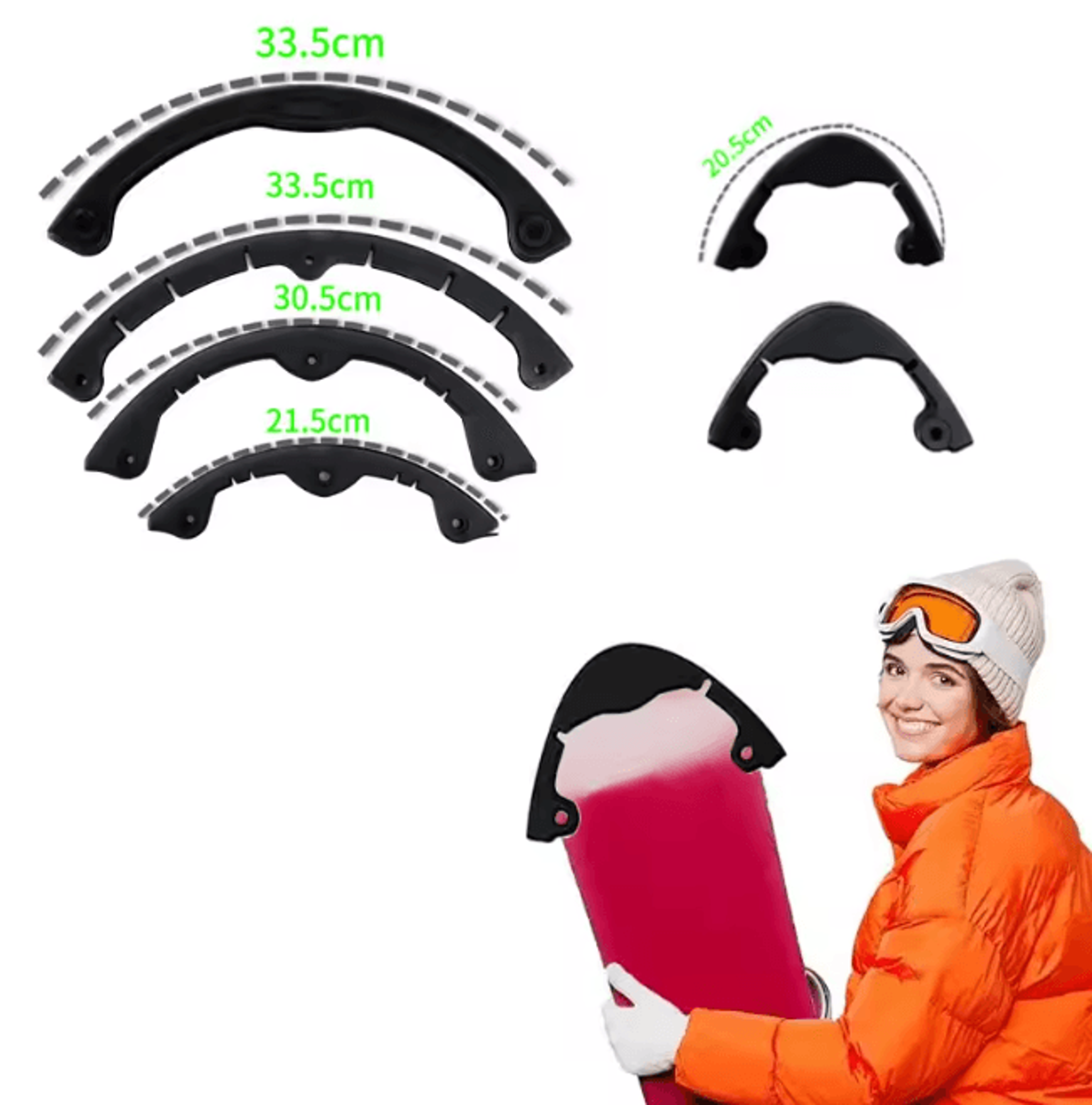 Snowboard Edge Protection Anti Collision Strip Deck Guard