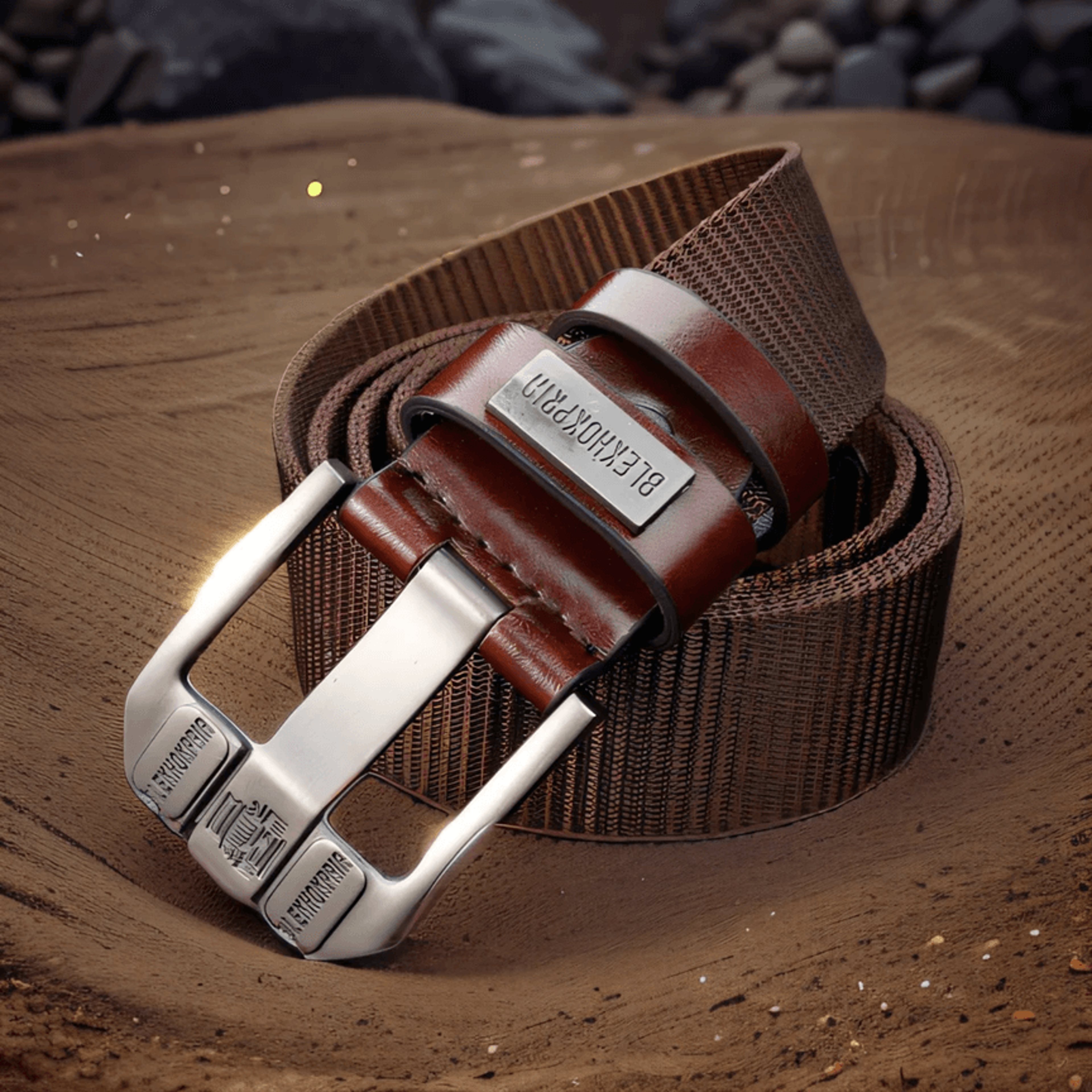 Mens Canvas Nylon Military Style Casual Belt Pin Buckle