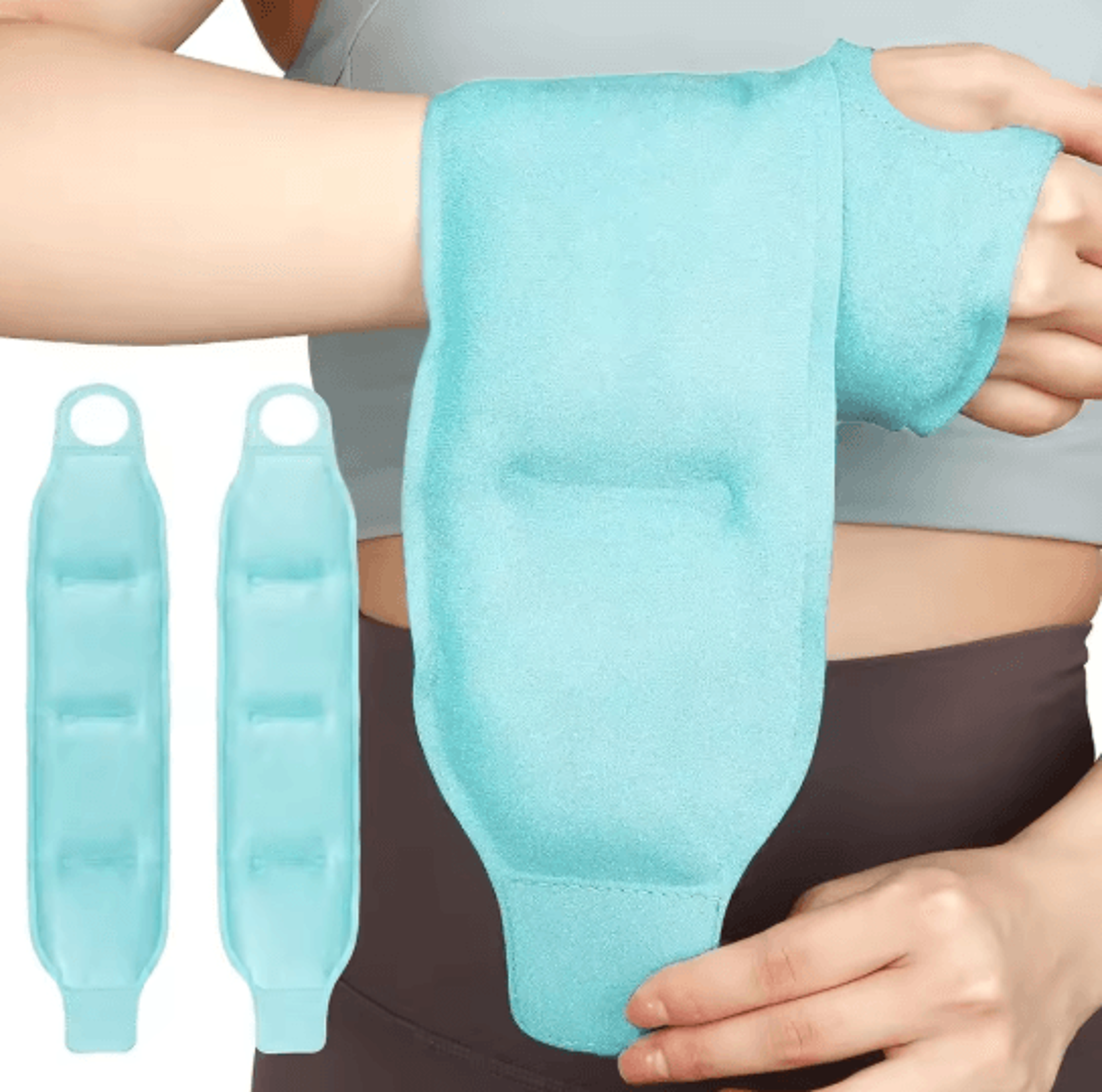 Wrist Ice Pack Wrap for Carpal Tunnel Relief and Cold Therapy Support