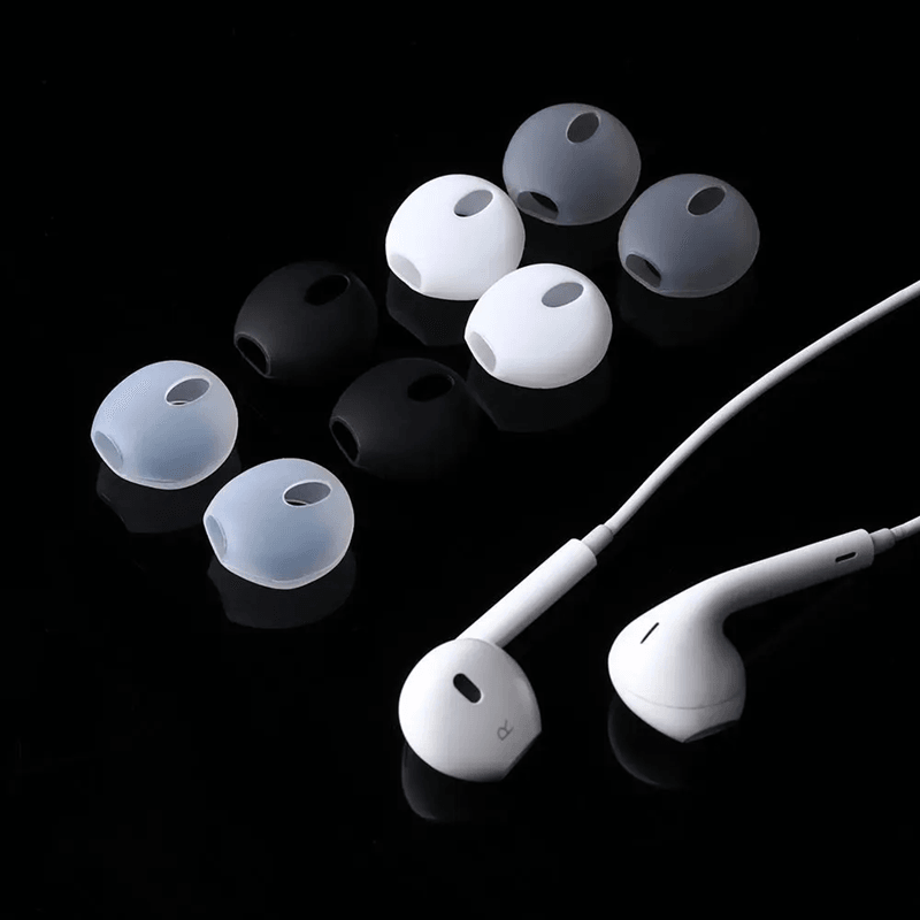 Silicone Earbud Covers and Earphone Protective Sleeves Replacement Pads