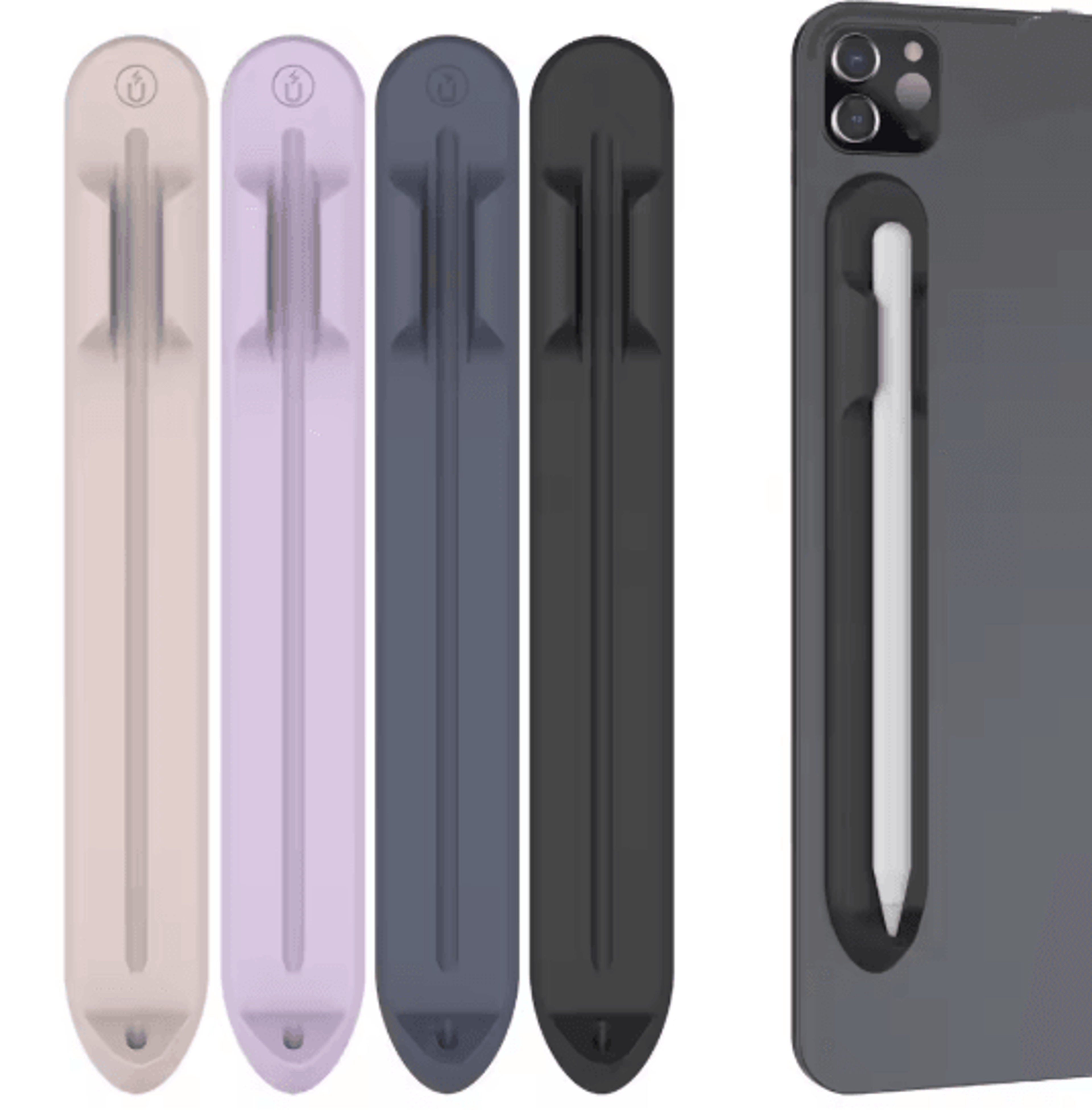 Silicone Pencil Holder Magnetic Stylus Storage for Apple Pencil