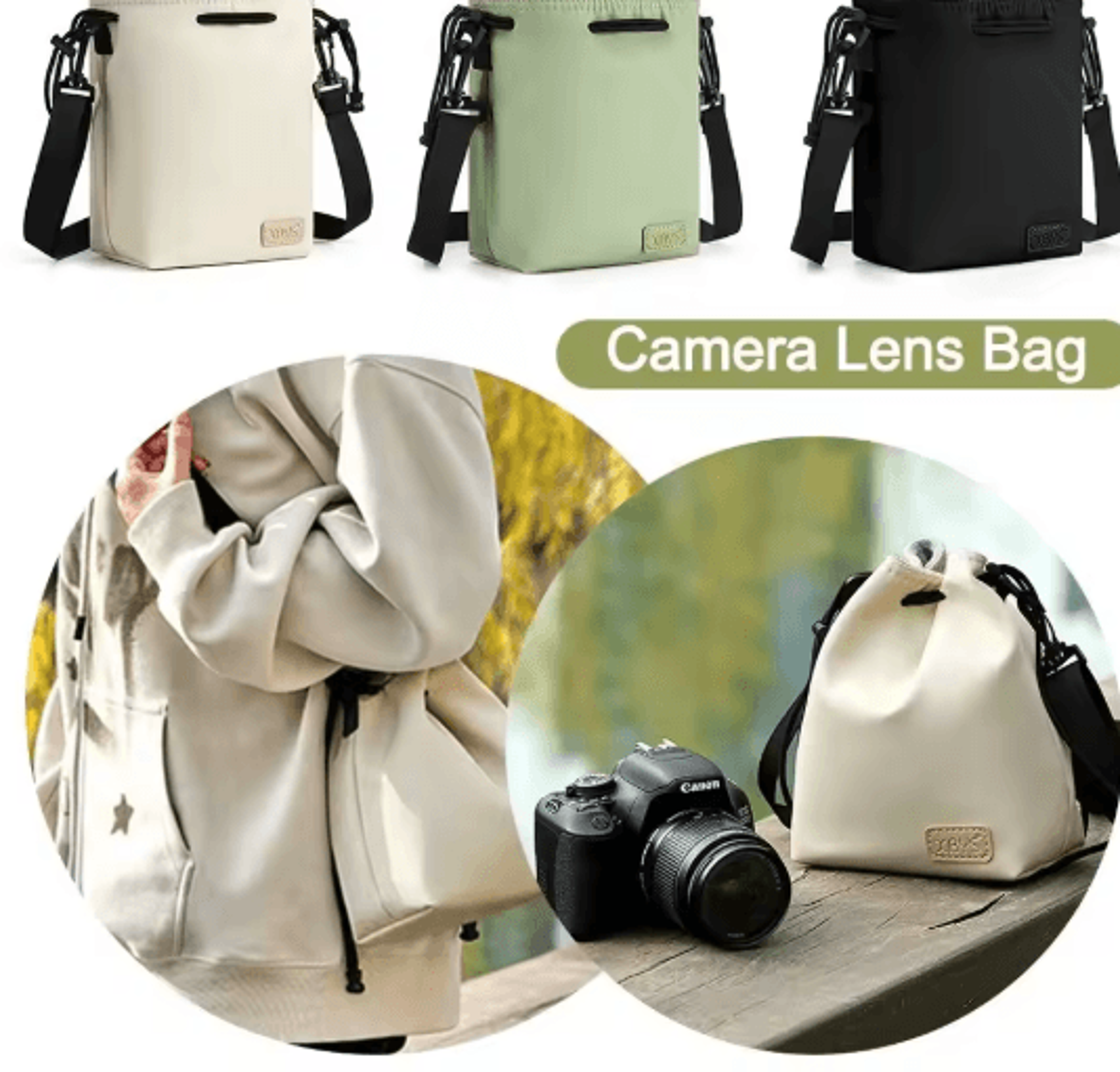 waterproof camera lens bag lightweight dslr protective pouch