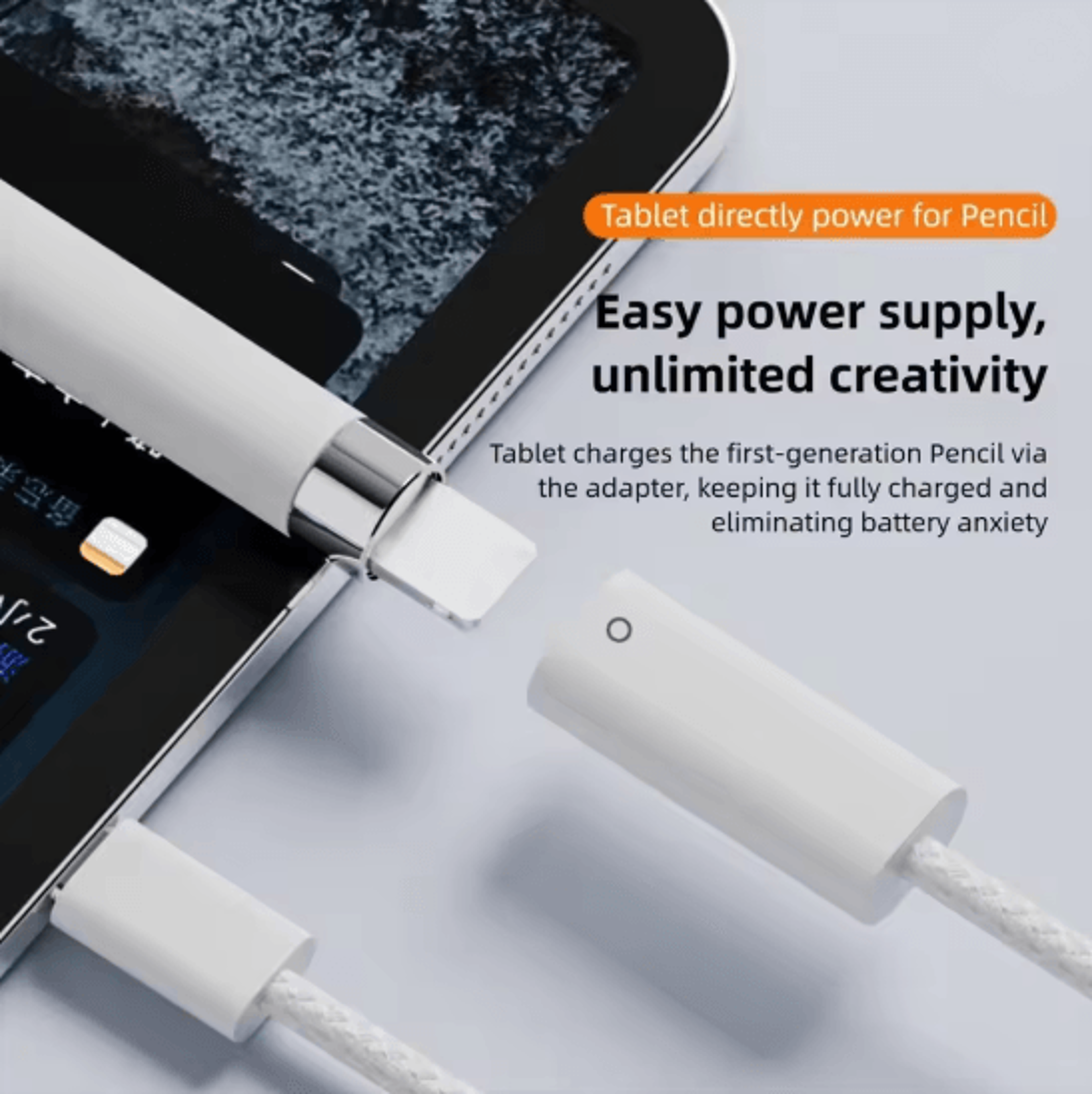 usb c to apple pencil charging adapter cable for 1st generation