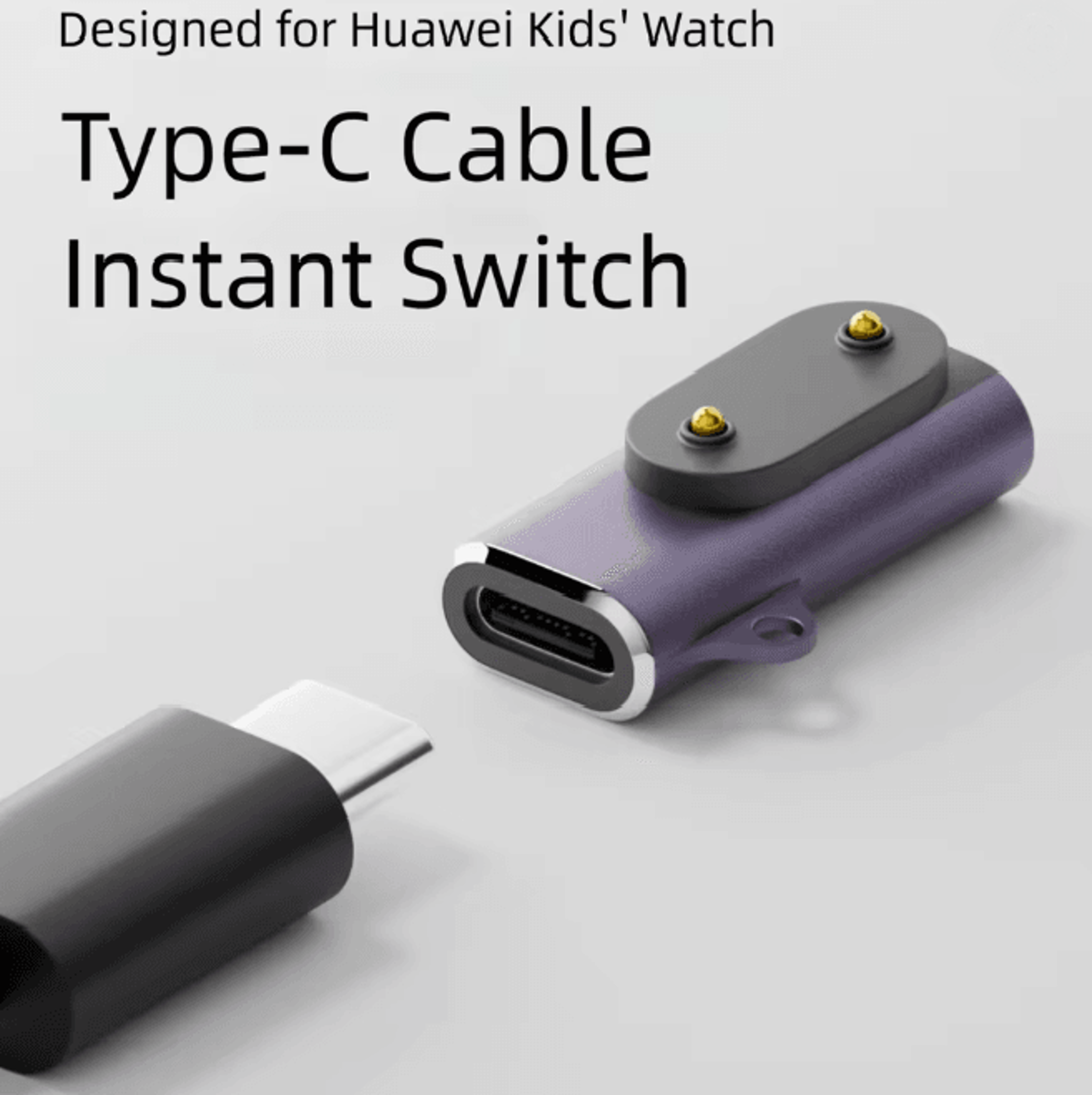 huawei band magnetic type c watch charger adapter high speed usb c converter