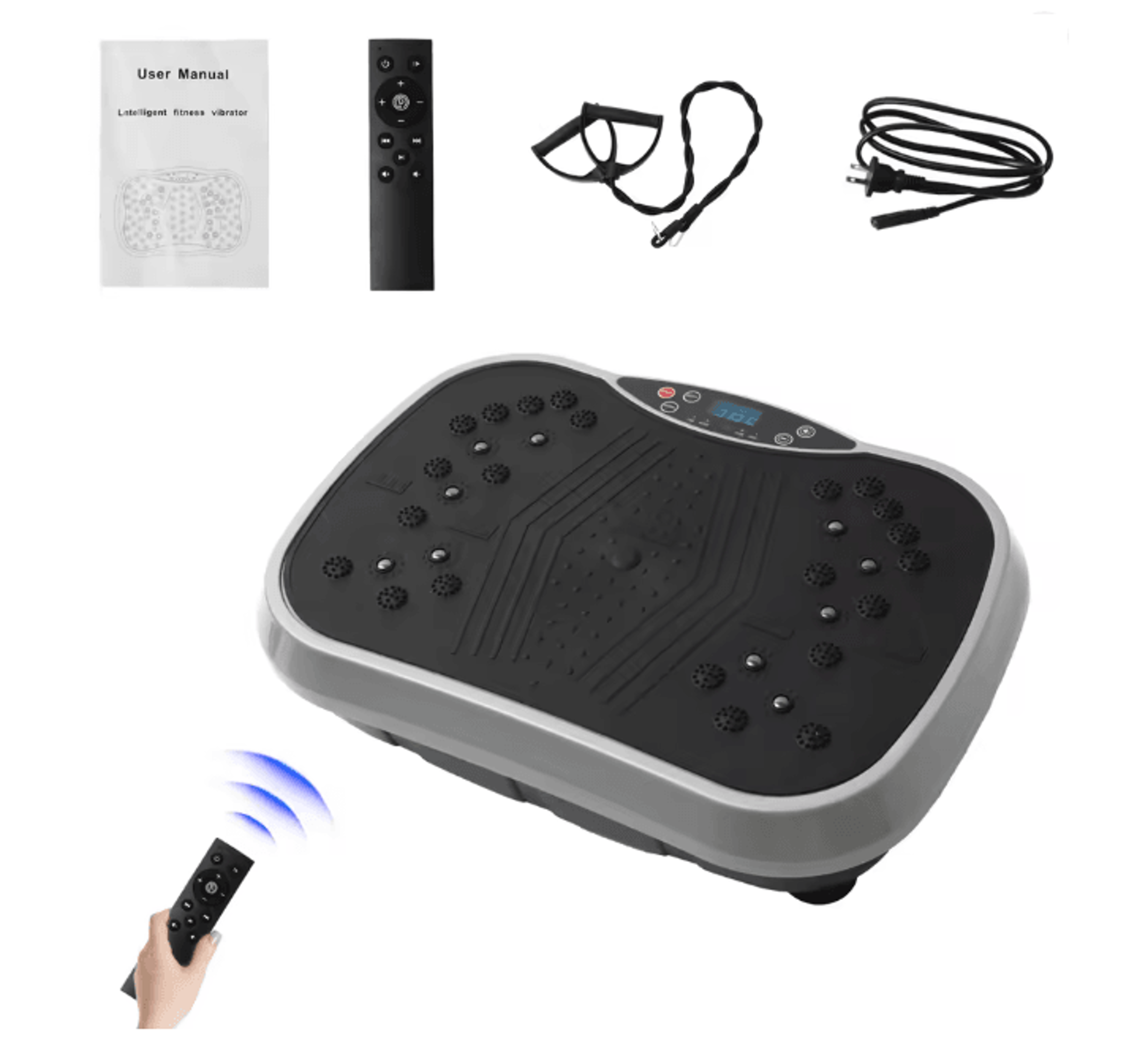 vibration plate exercise machine portable full body fitness trainer