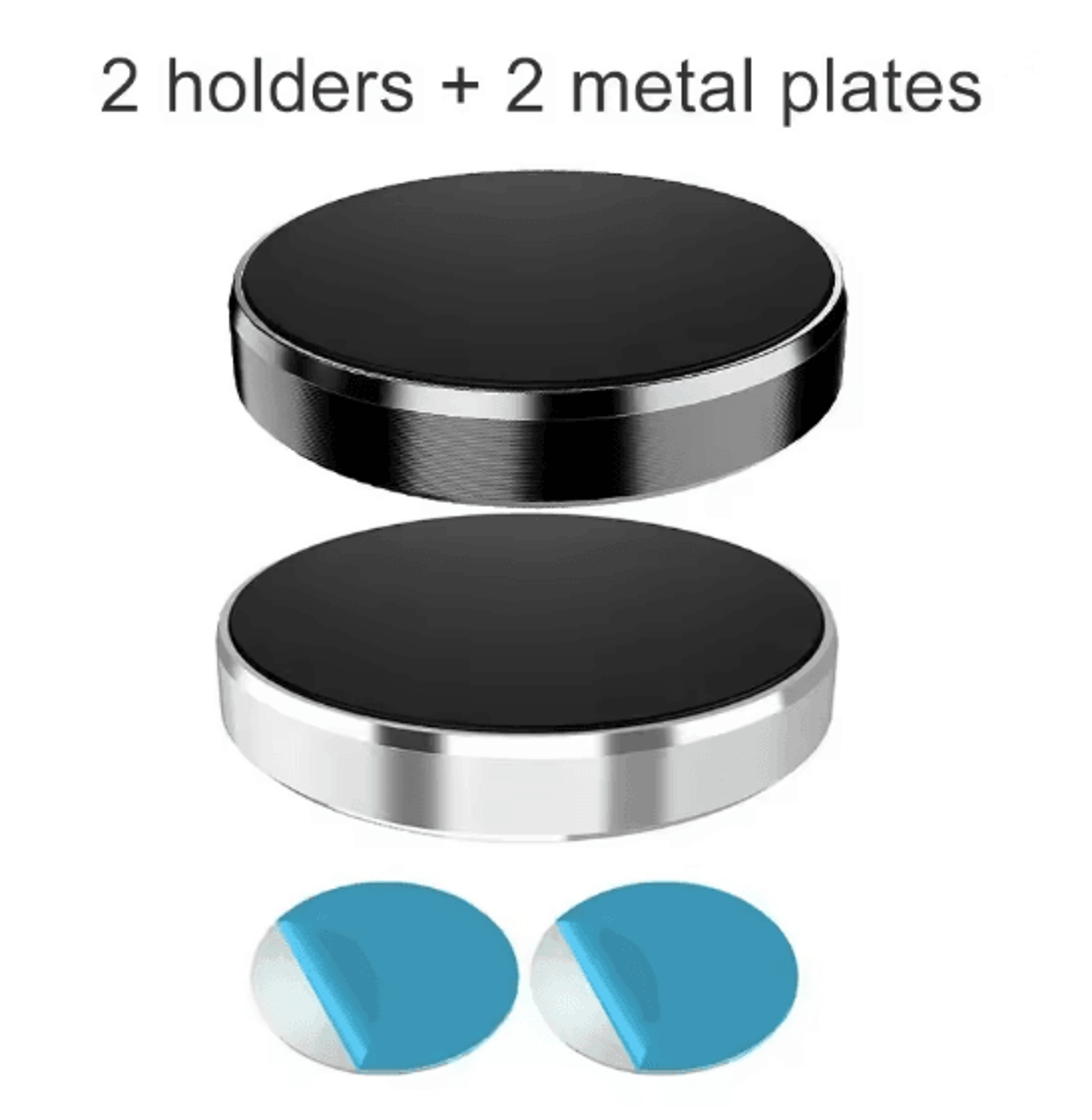 universal magnetic car phone holder for dashboard and wall mount