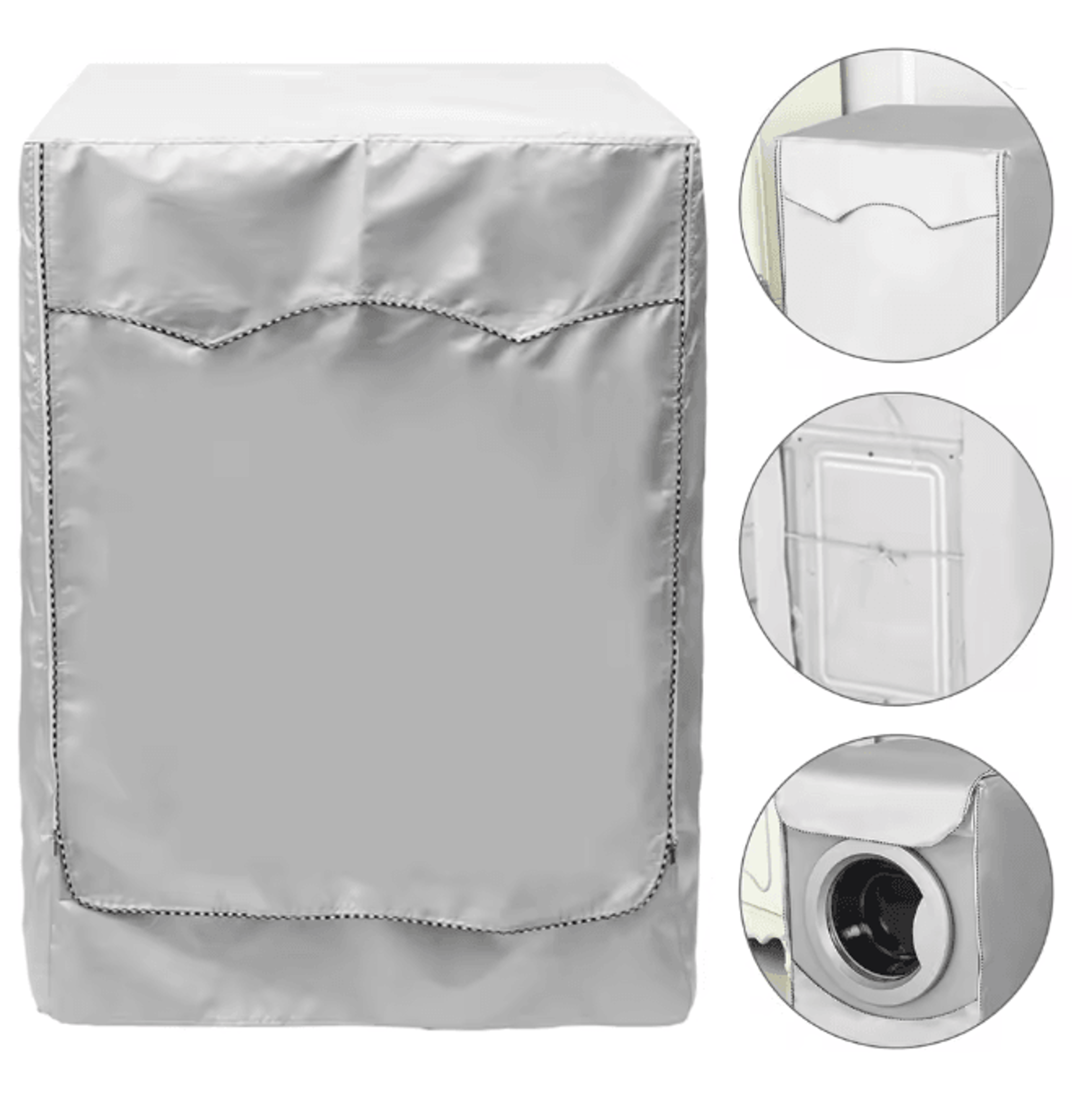 ShieldPro Waterproof Washing Machine Cover Dustproof Sun Protection Laundry Protector