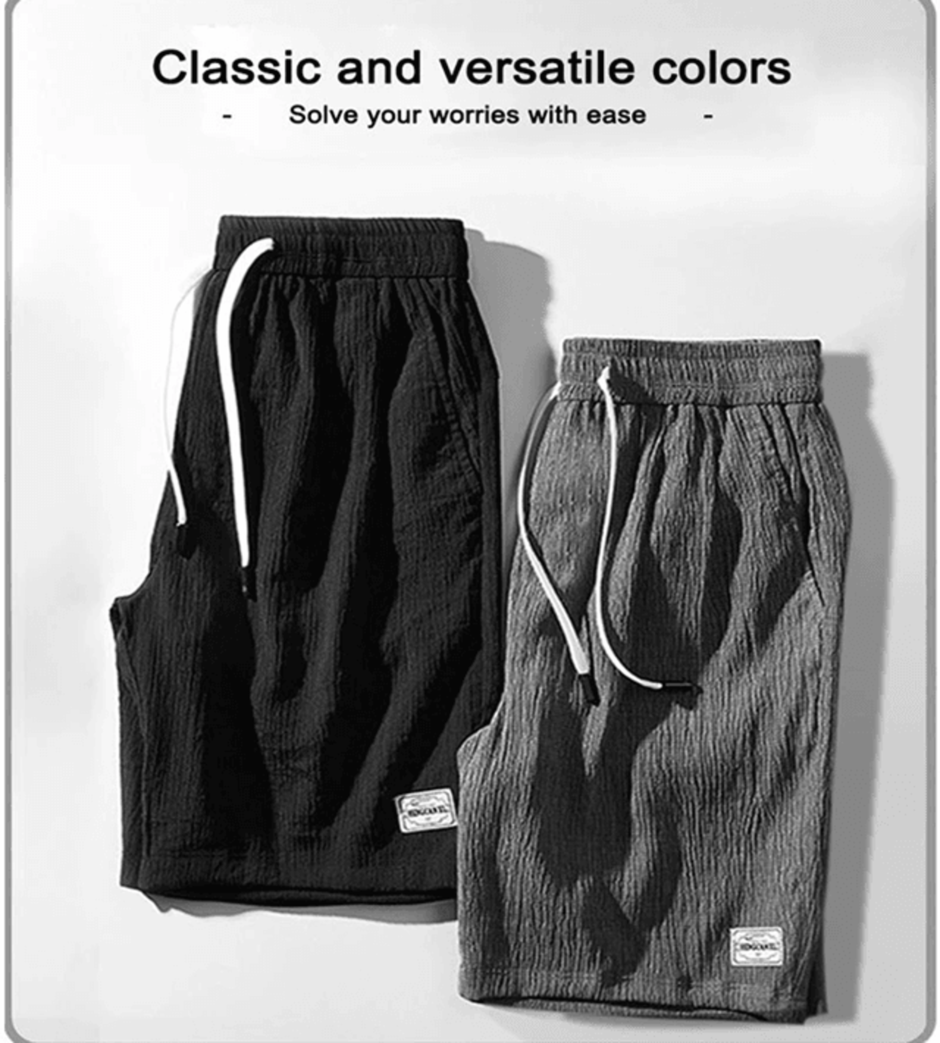 AeroSilk Mens Breathable Cropped Pants Lightweight Sports Shorts