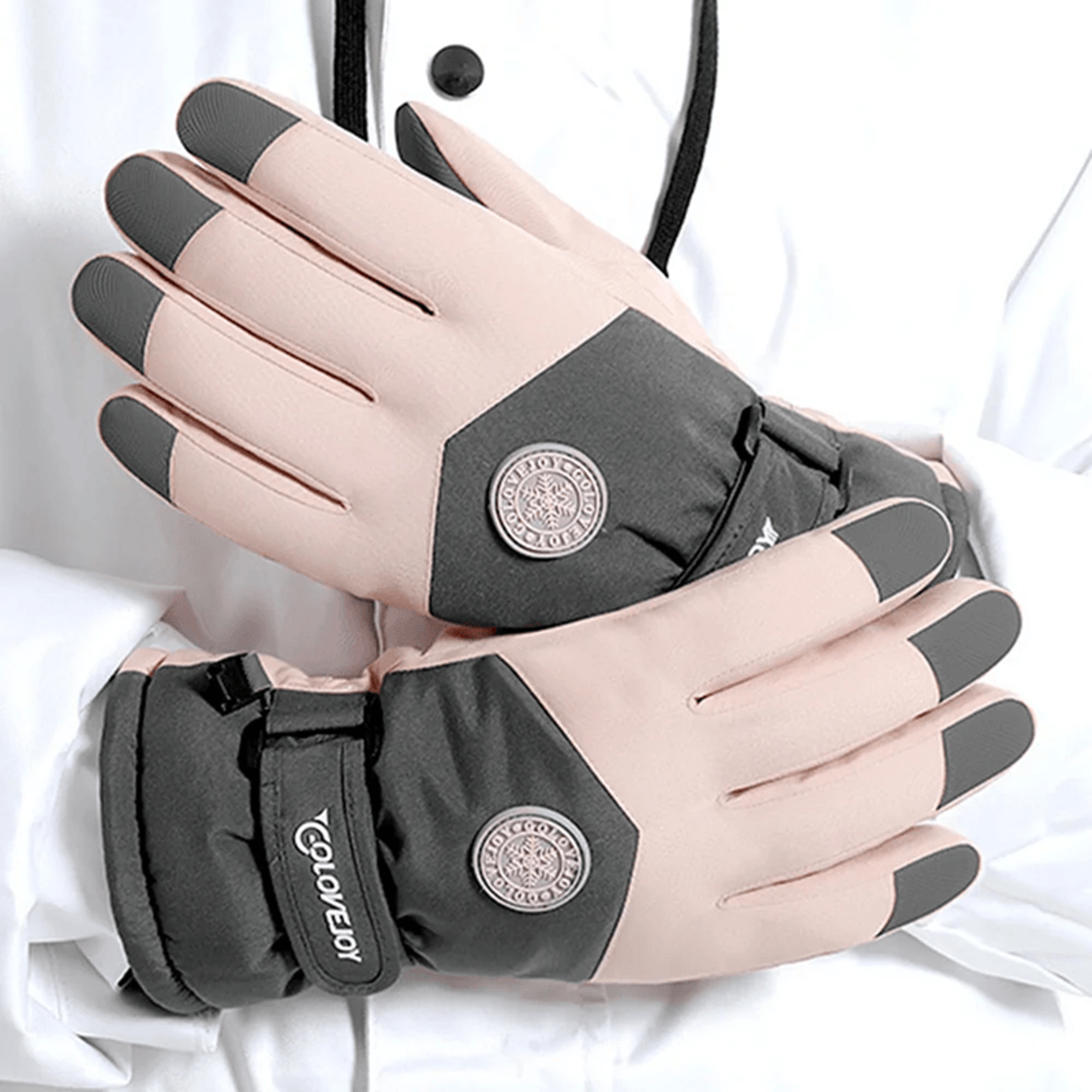 Waterproof Winter Ski Gloves Touch Screen Thermal Snow Gloves