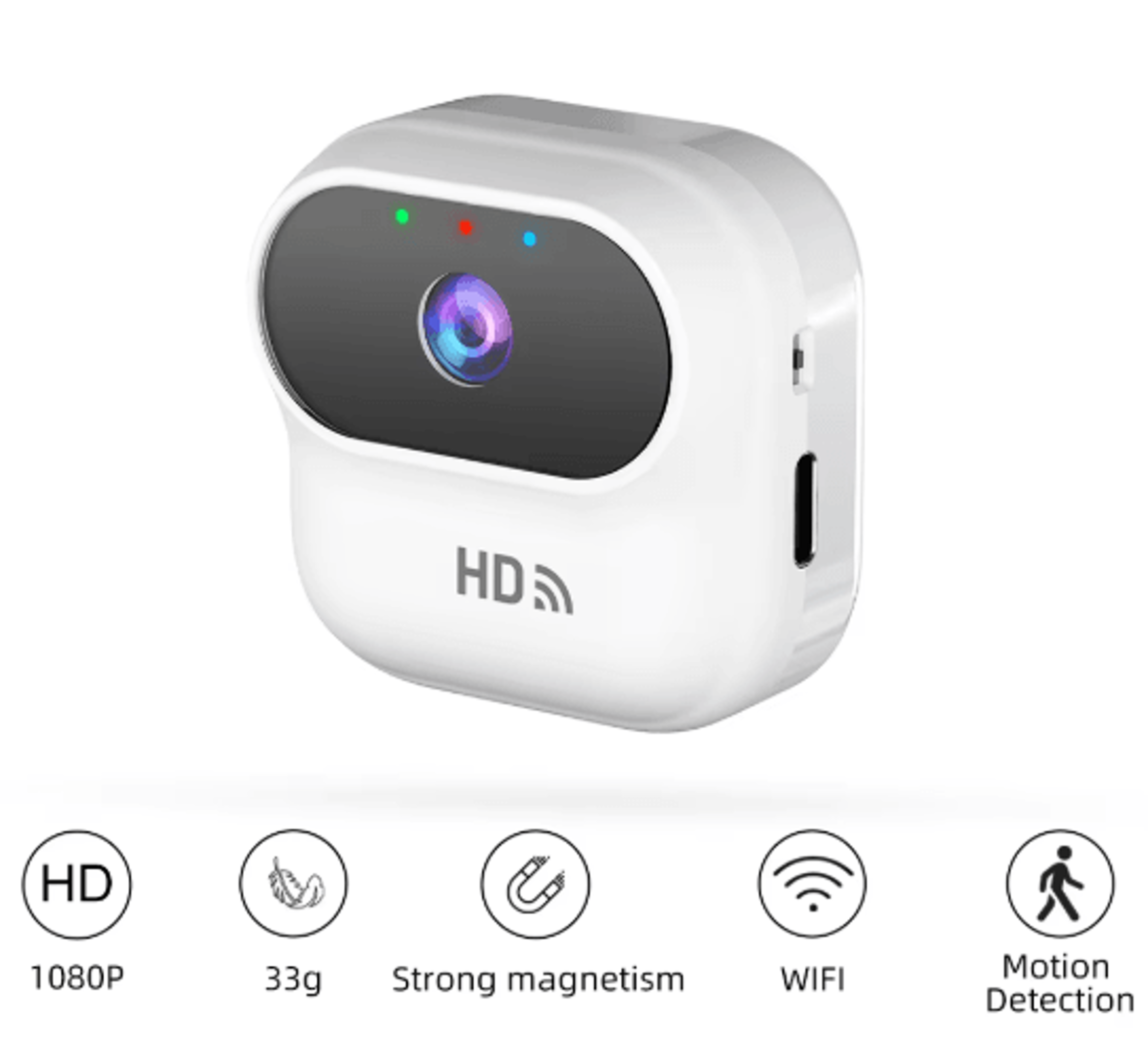 ourlife a800 mini wifi security camera 1080p smart home surveillance camera
