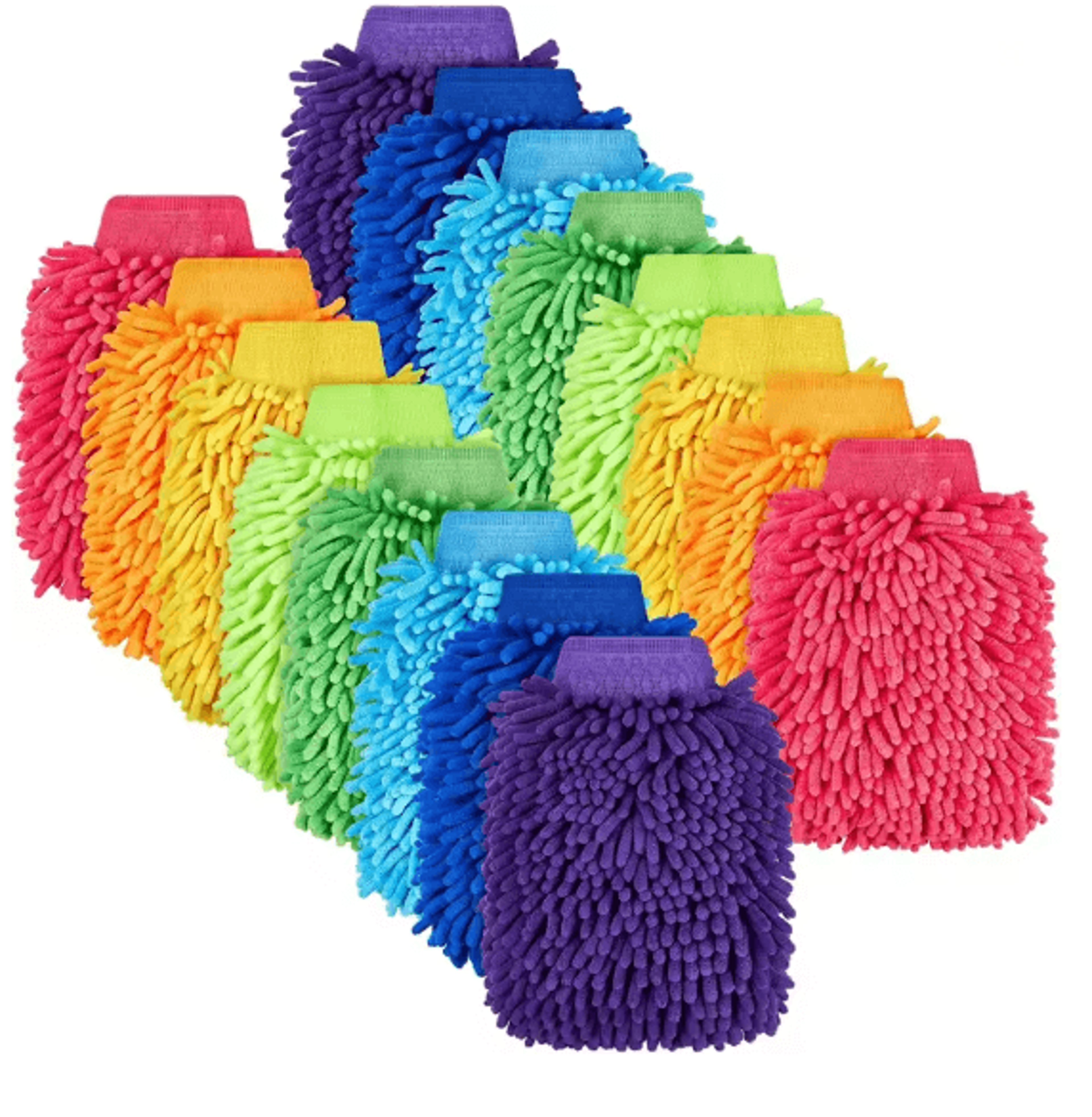 Microfiber Car Wash Gloves for Scratch Free Auto Cleaning