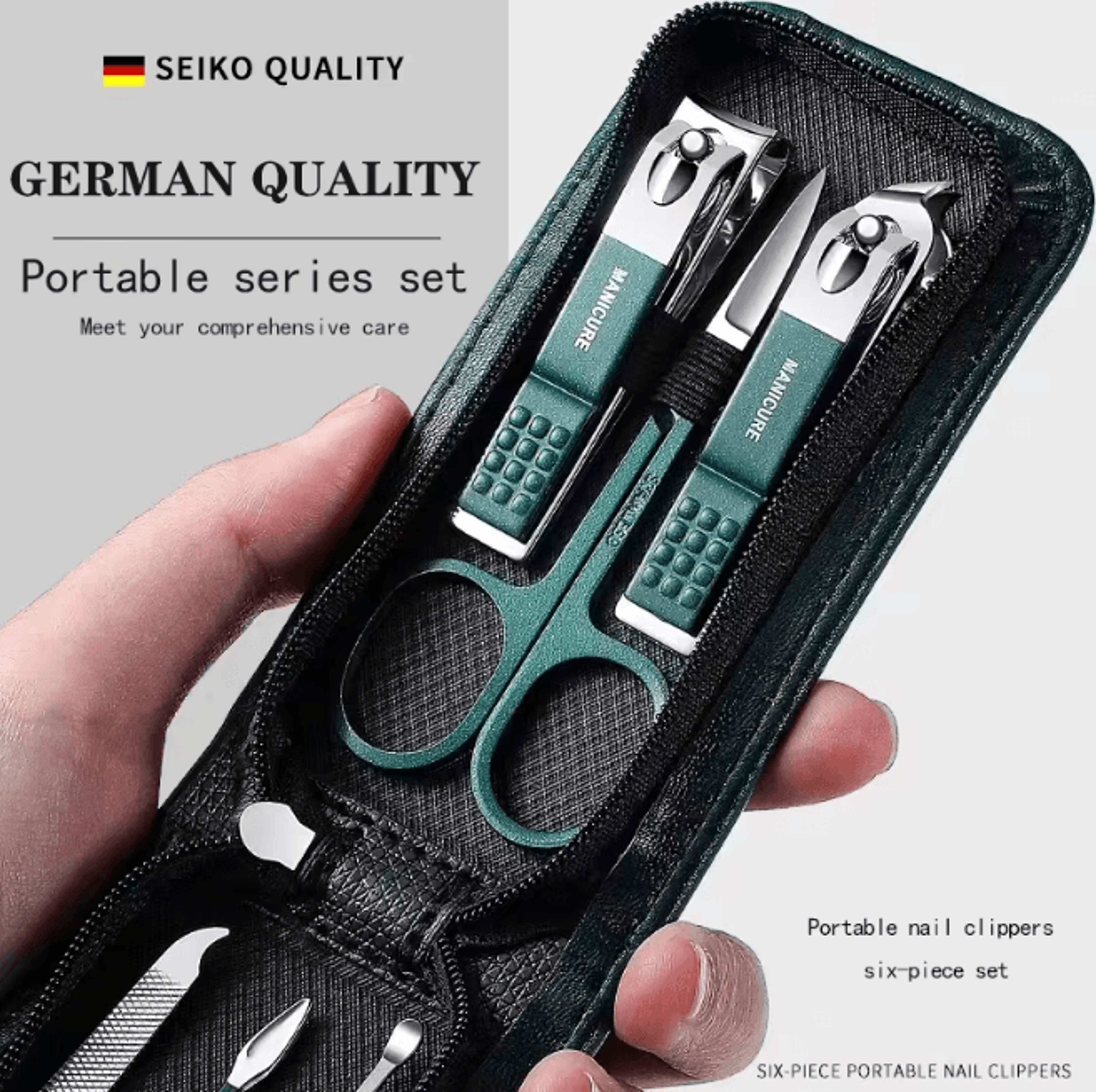 professional nail scissors set stainless steel manicure grooming kit