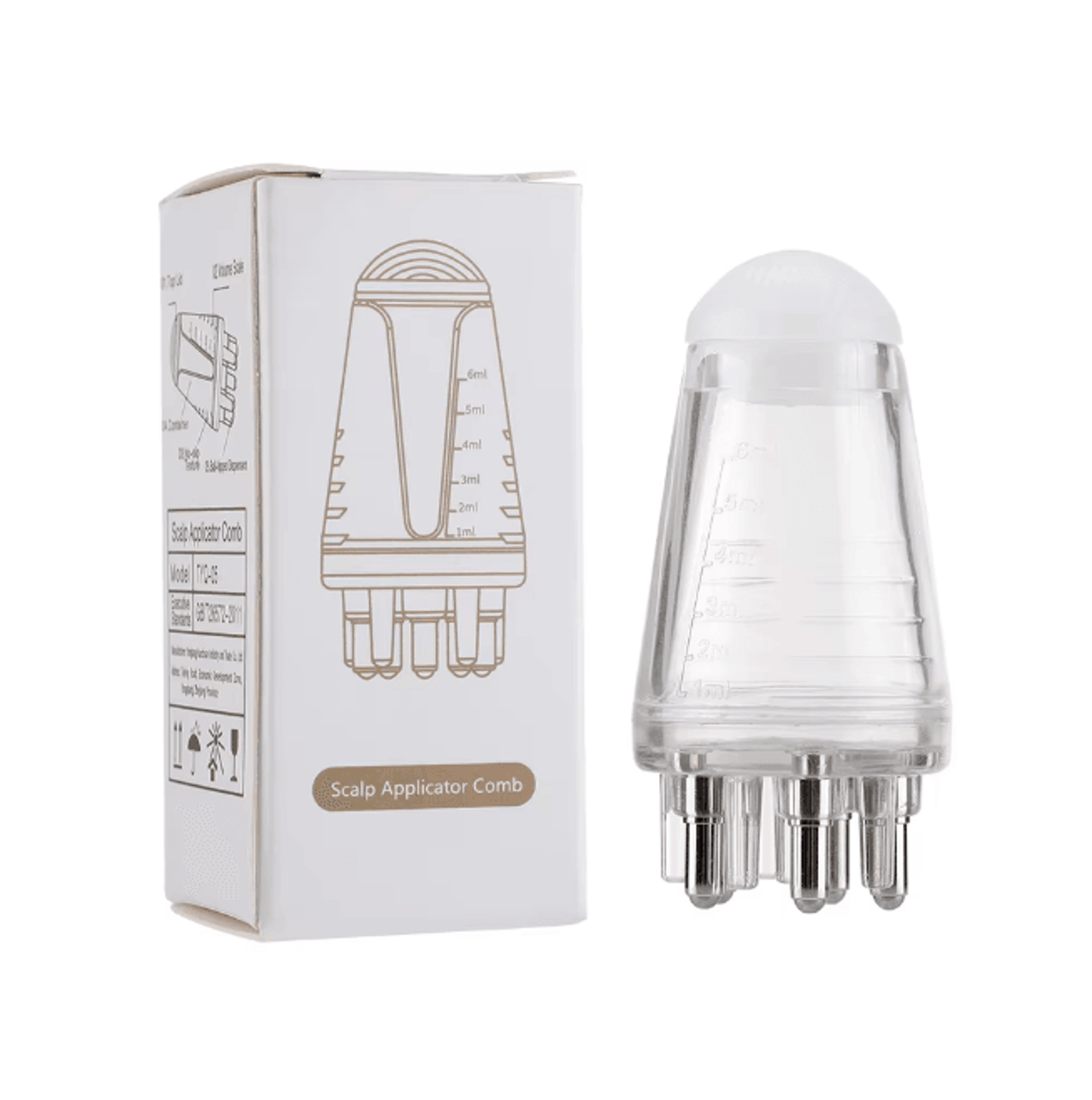 revitascalp hair growth applicator comb scalp massager and oil applicator