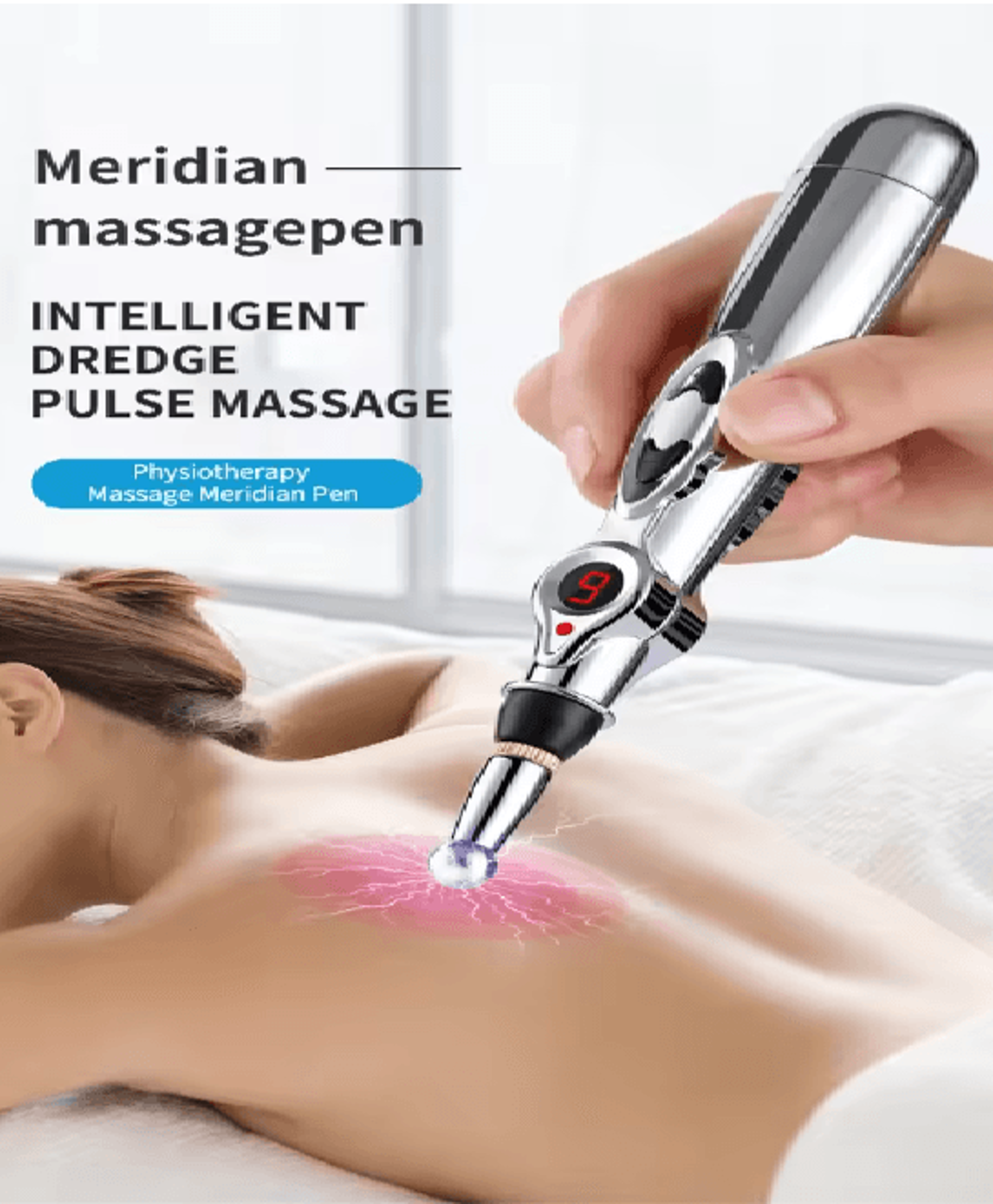 MeridianEase Electronic Acupuncture Pen Acupoint Massage Tool