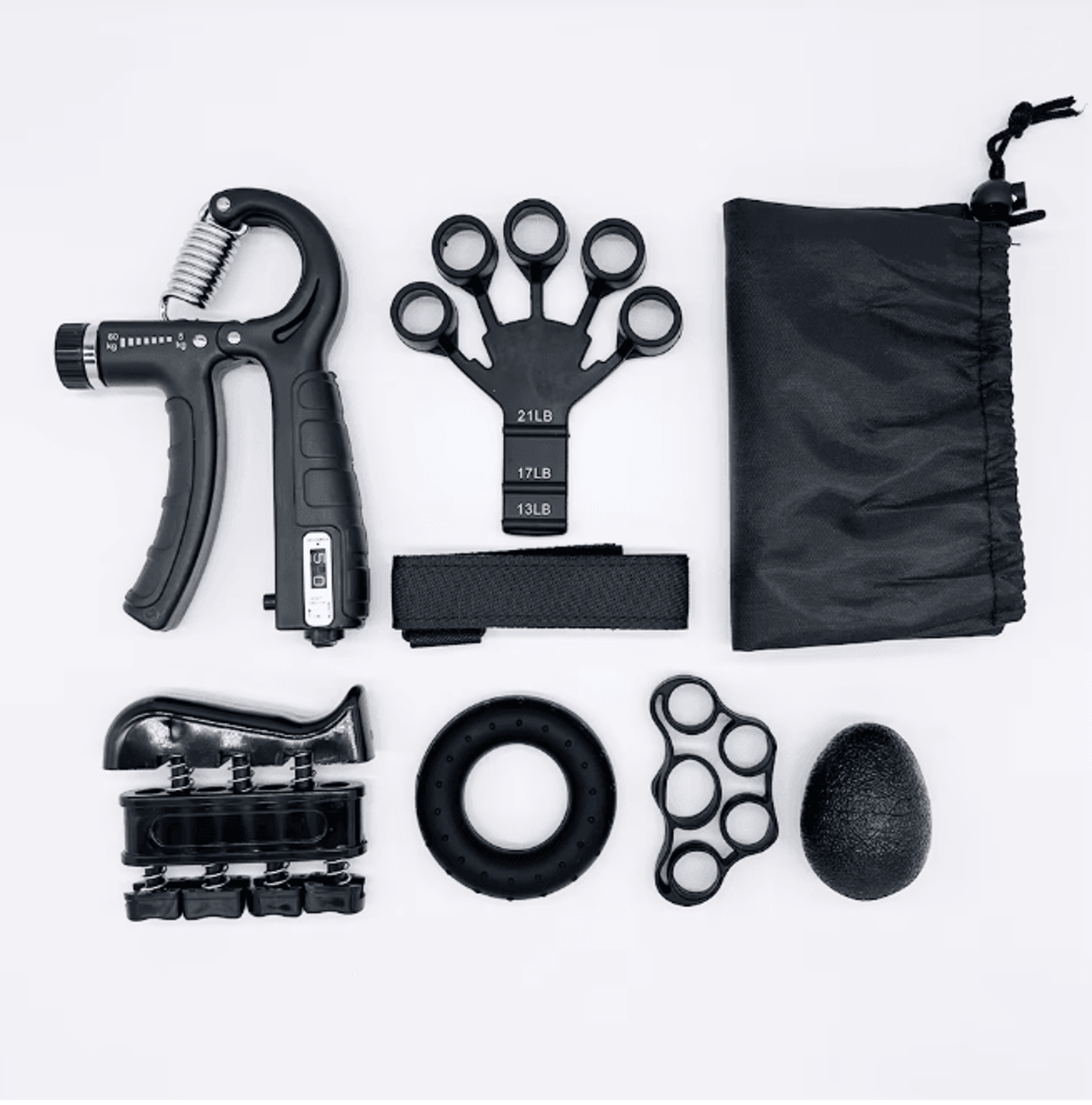 gripforce hand strengthener finger exerciser rehabilitation training kit