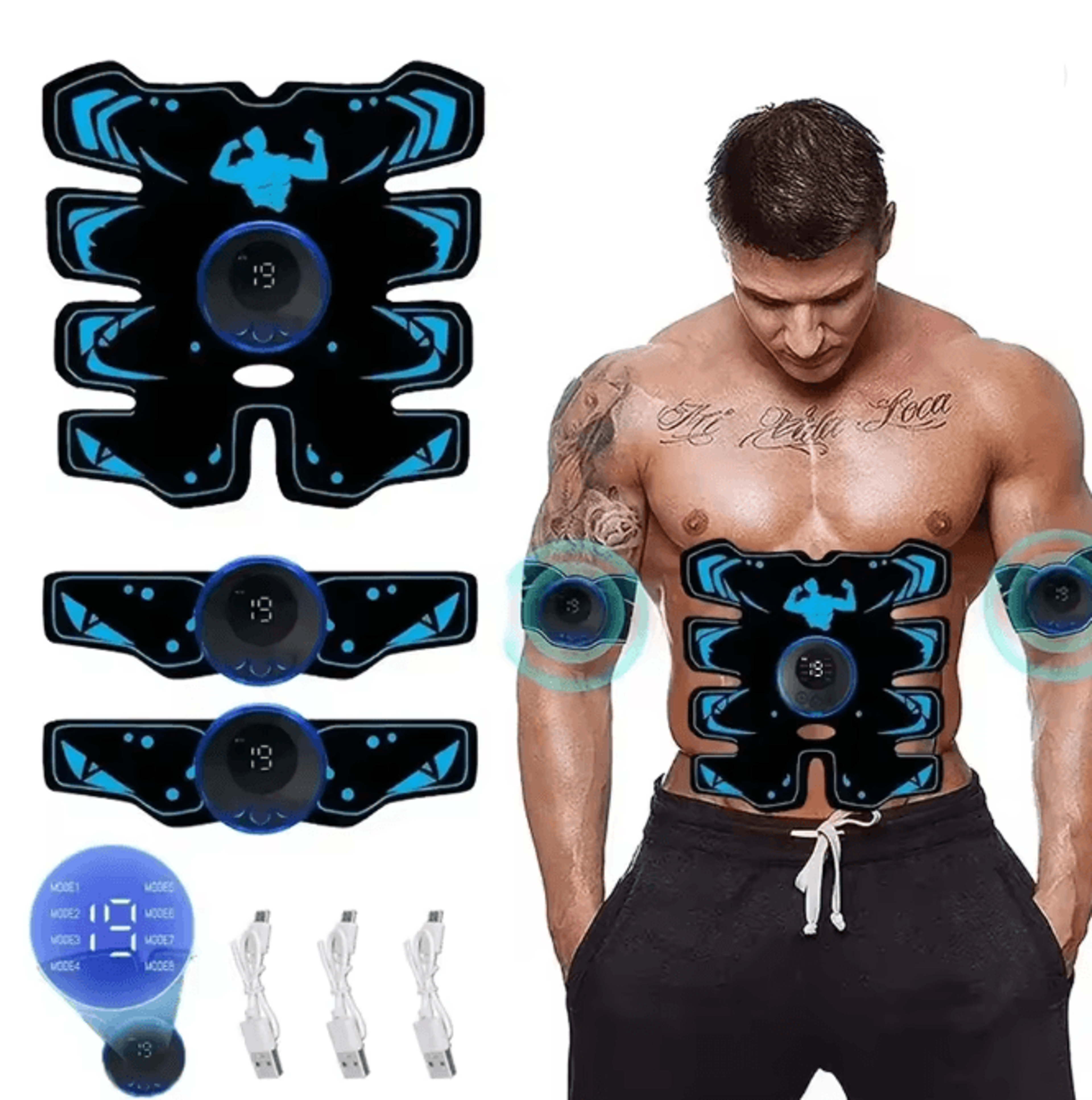 corepulse ems muscle stimulator wireless ab trainer for abs and arms