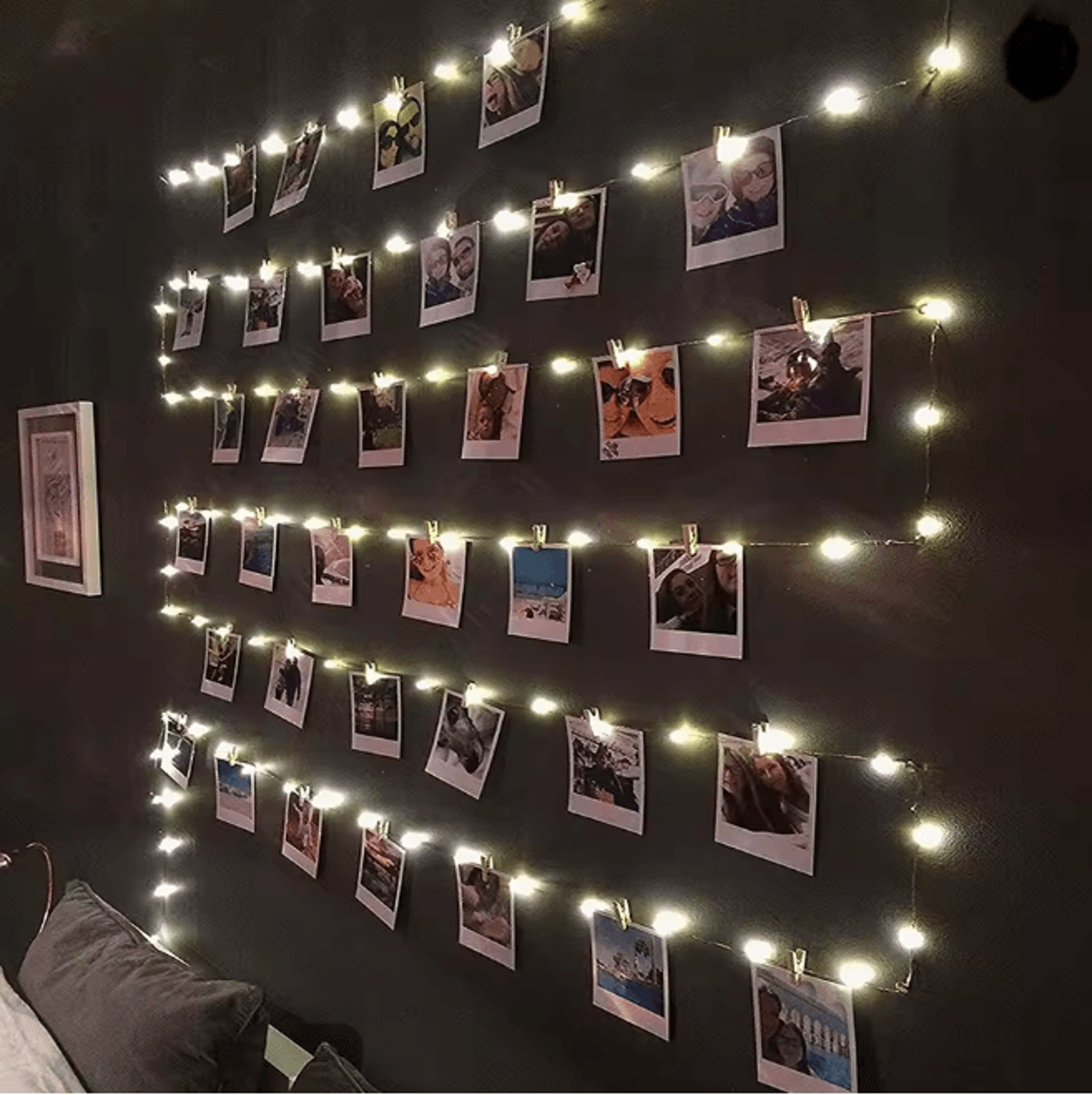 LED Fairy Lights Photo Clip String Lights USB or Battery Powered Decoration Lights