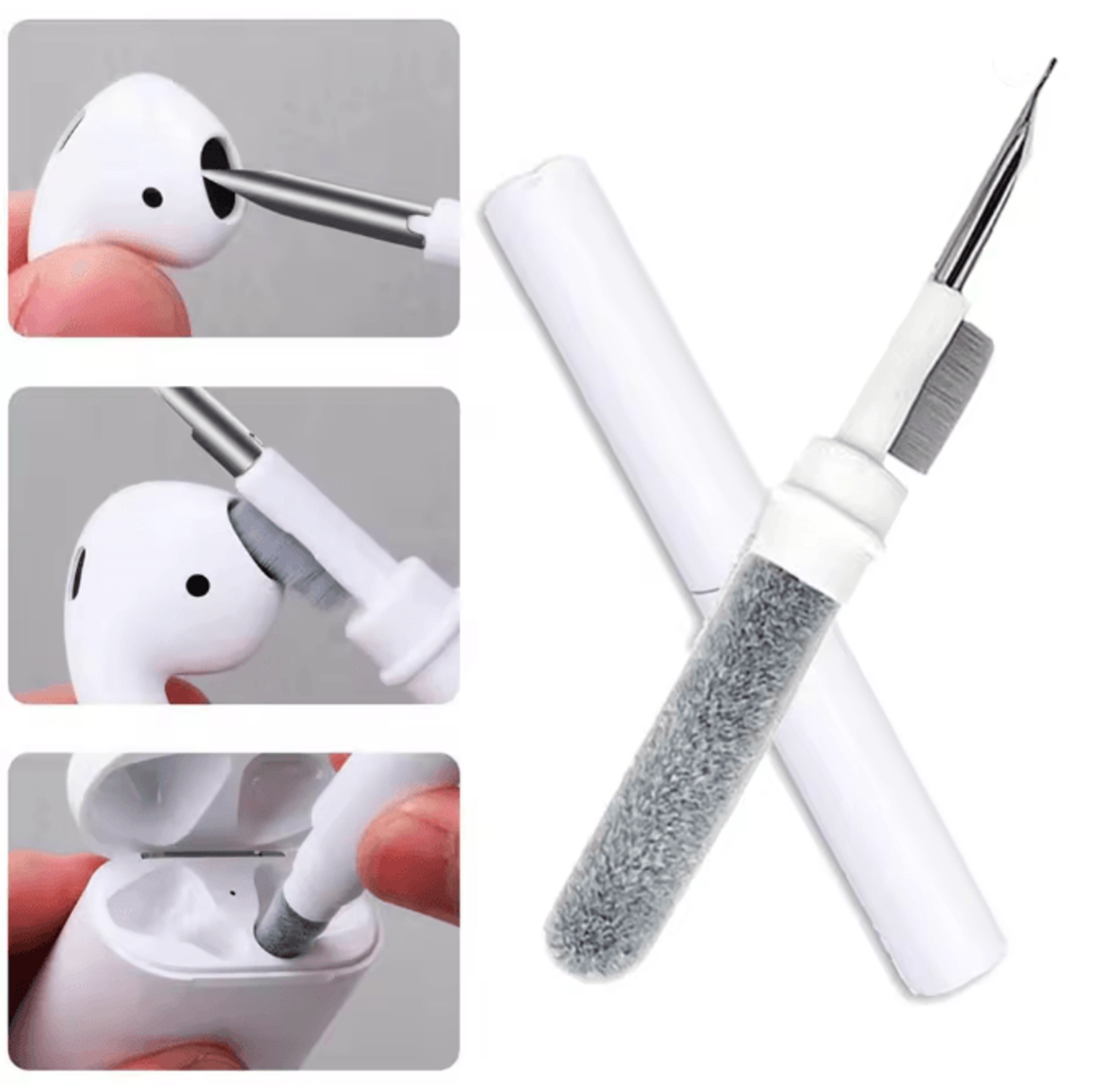 wireless earbuds cleaning kit cleaning pen brush tool for airpods and bluetooth earphones