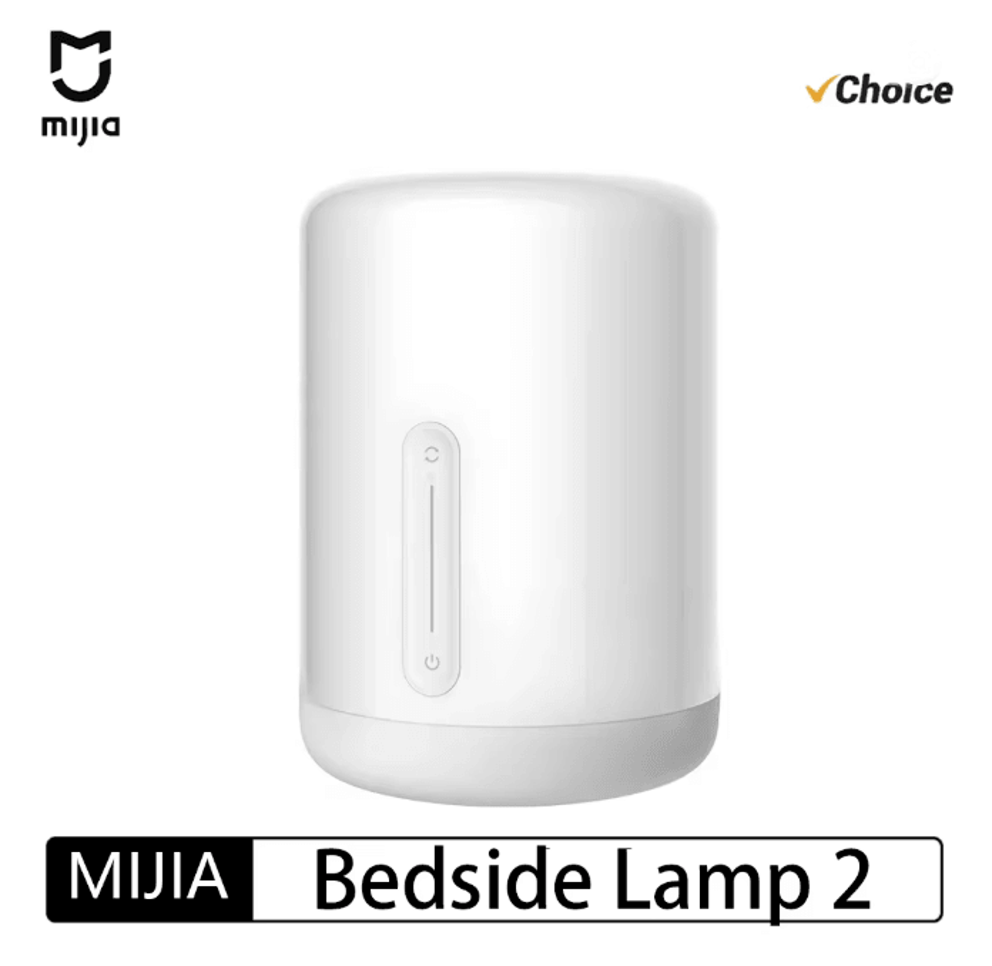 mijia smart bedside lamp 2 color changing wifi bluetooth table lamp