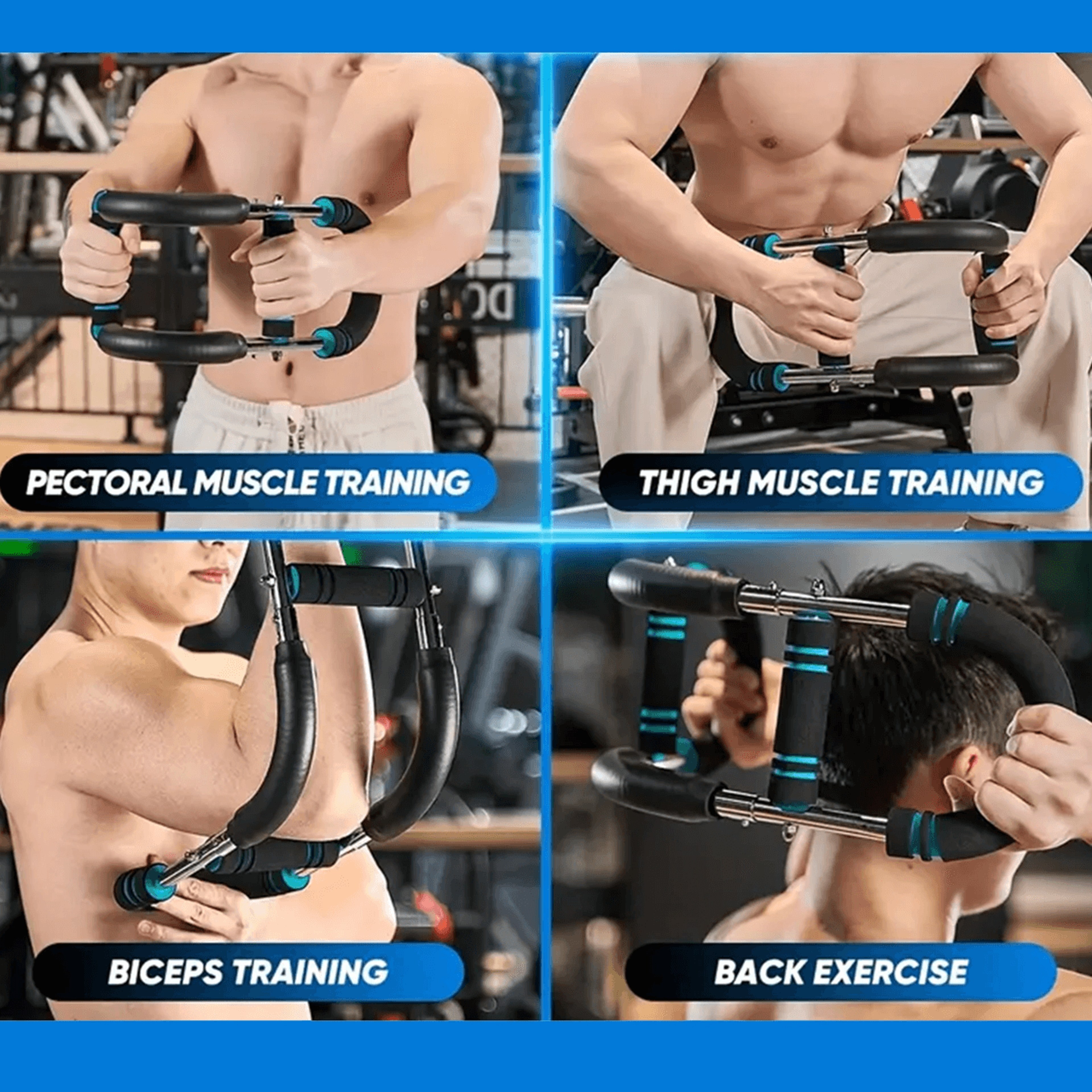 40KG U Shape Power Twister Arm Trainer for Full Upper Body Strength