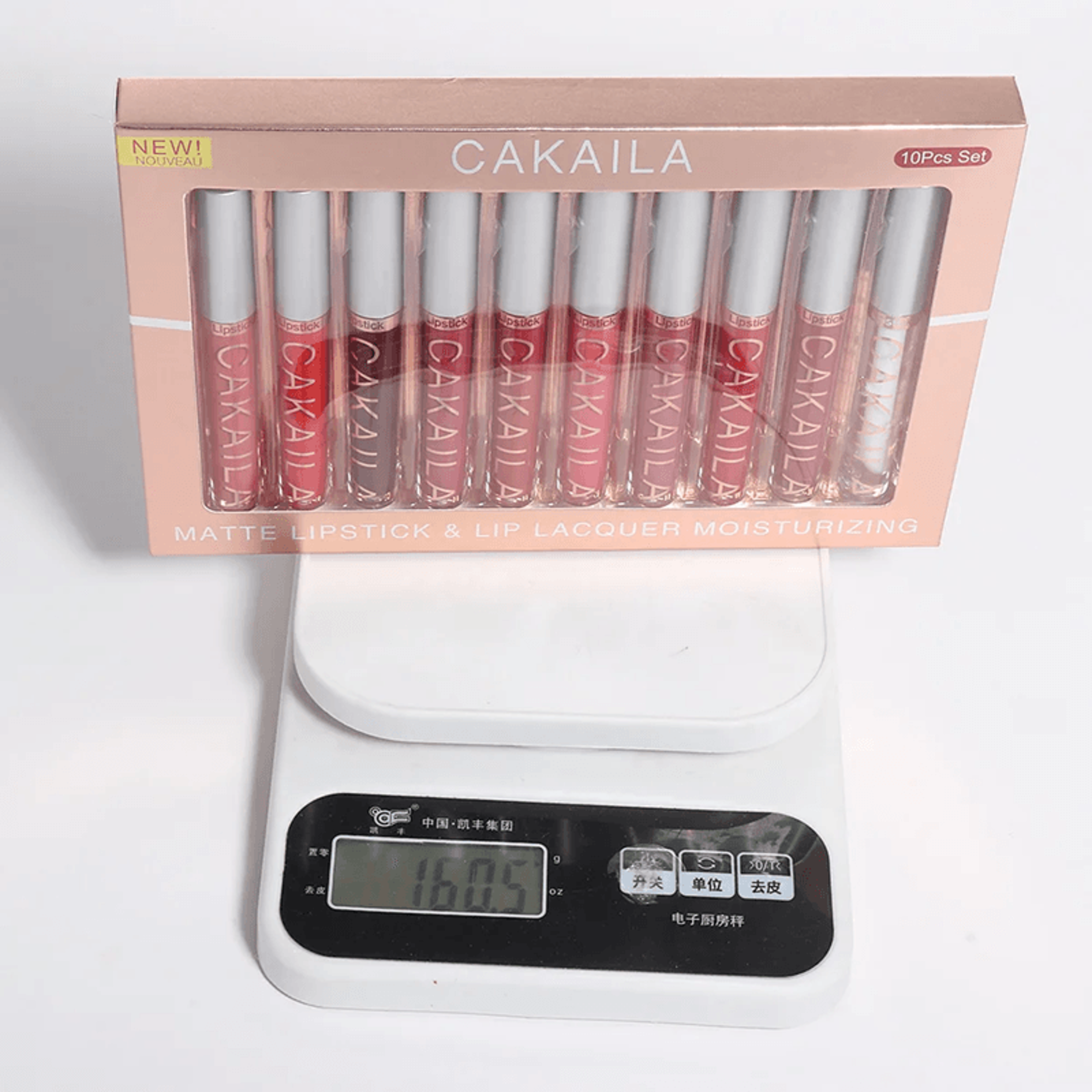 10 Piece Nude Matte Liquid Lipstick Set Long Lasting Velvet Finish