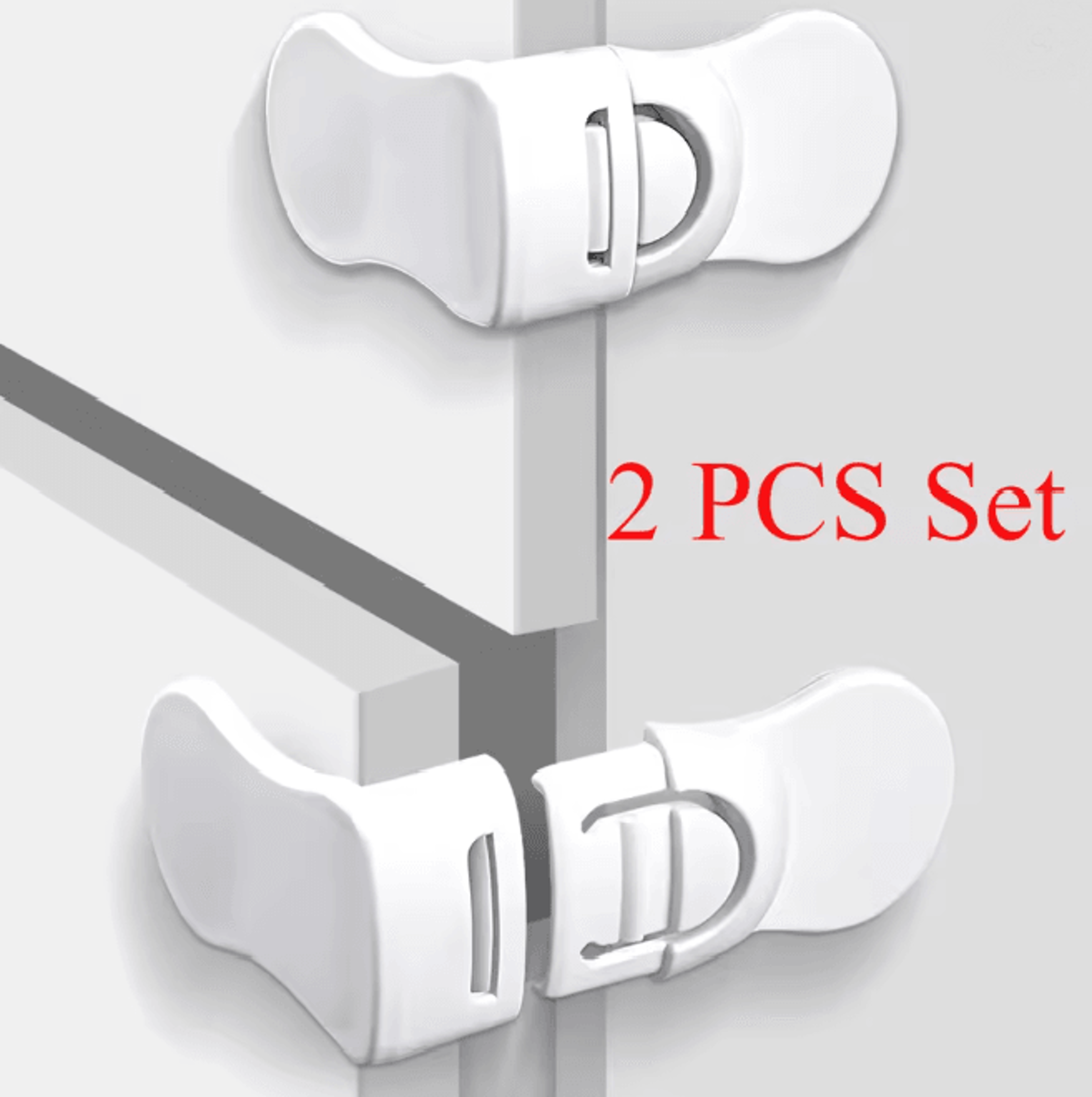 SecureFlex Baby Safety Locks for Cabinets and Drawers 2 Pack