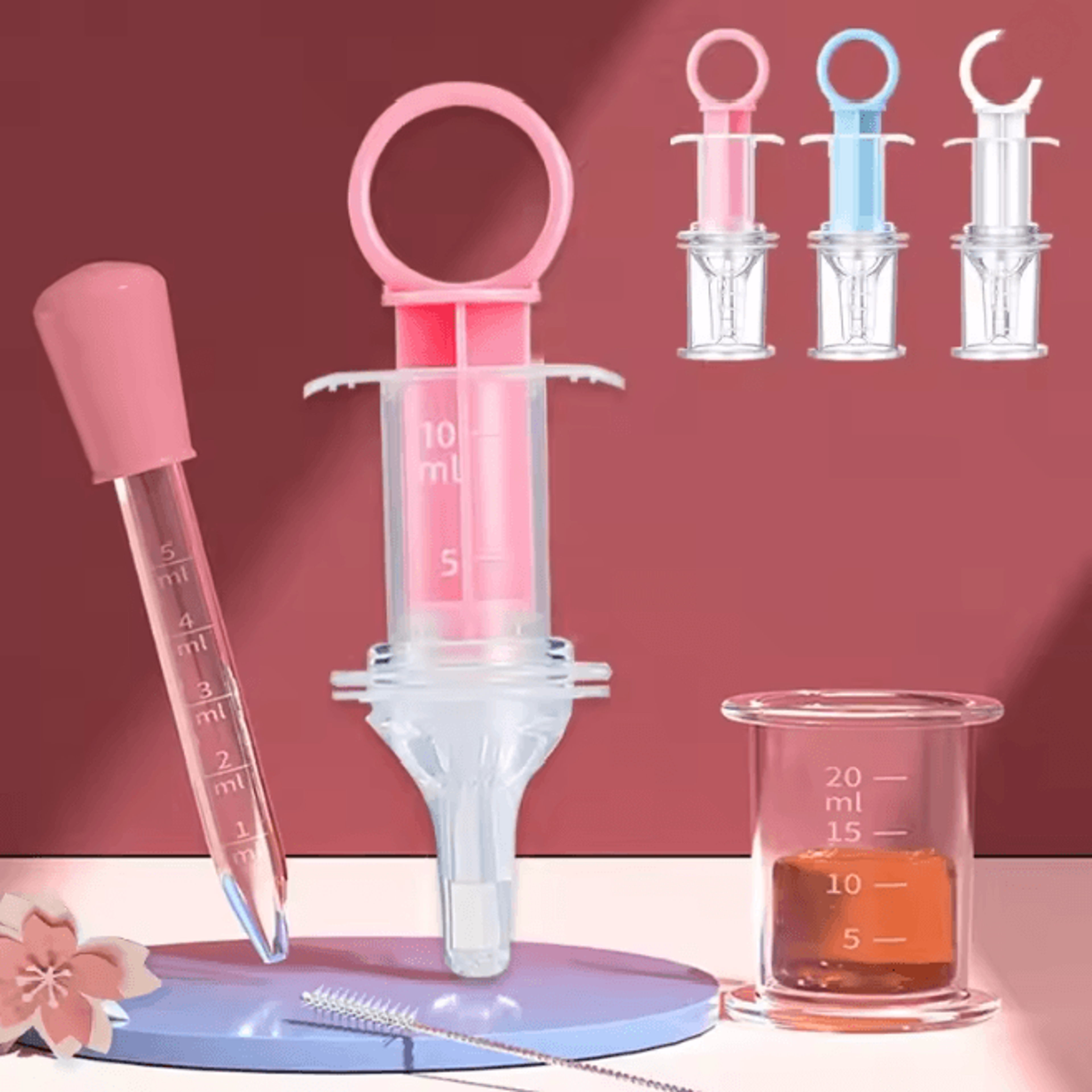 softflow baby syringe feeder pacifier style medicine dropper