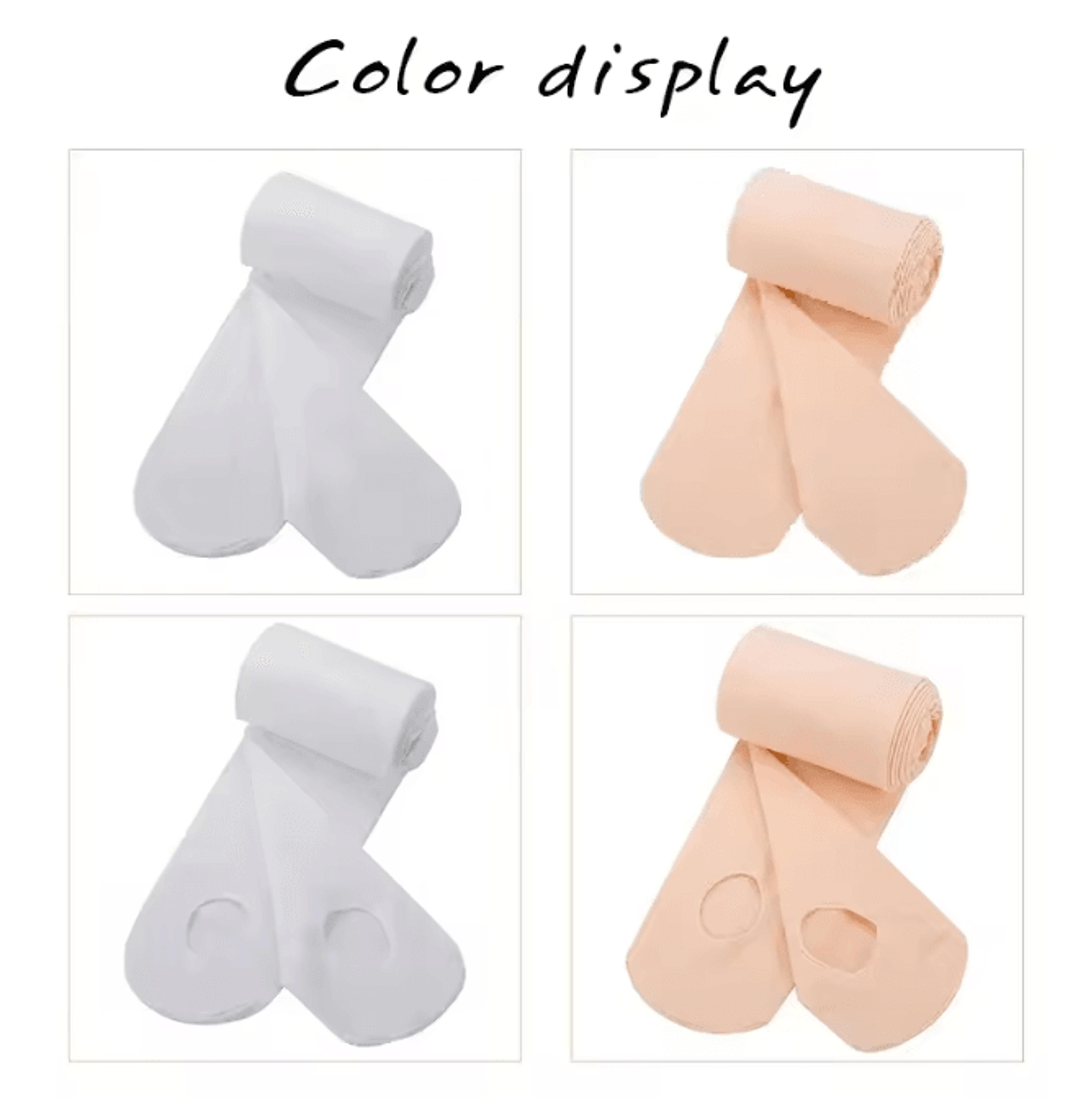 Velvet Ballet Tights with Convertible Hole for Girls and Women