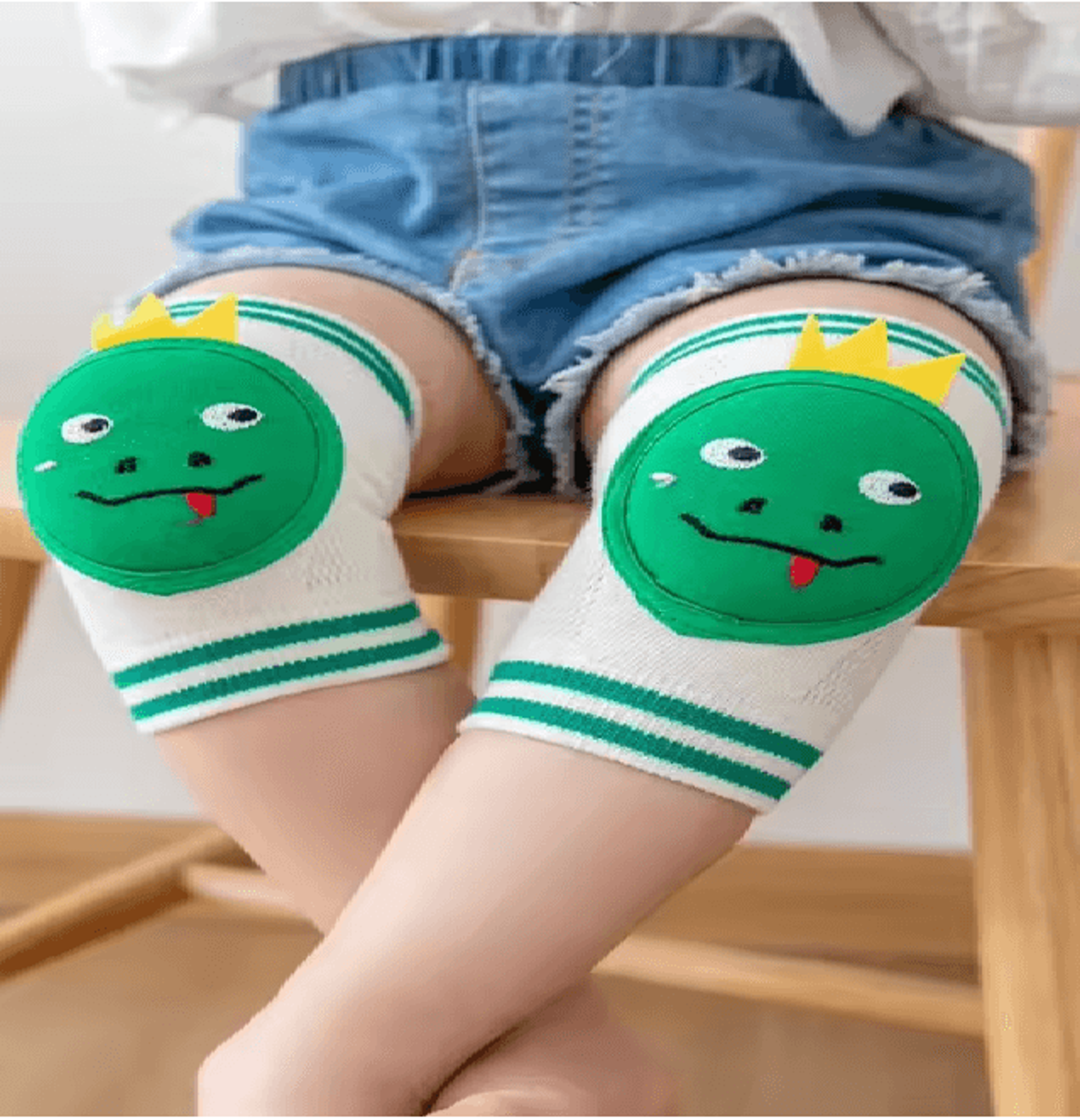 baby crawling knee pads and elbow pads breathable mesh anti slip leg guards