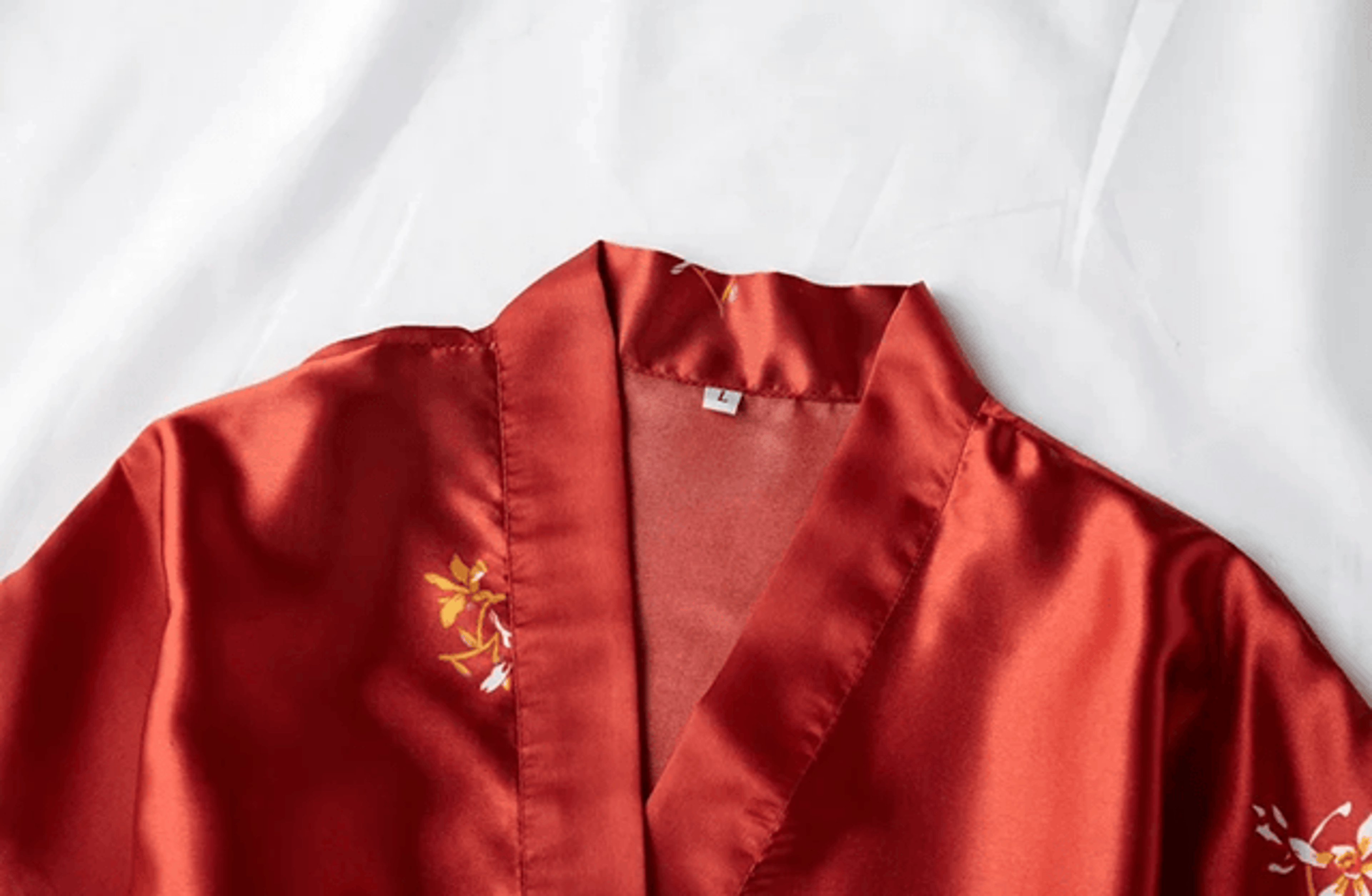luxury satin kimono robe for women bridal and loungewear