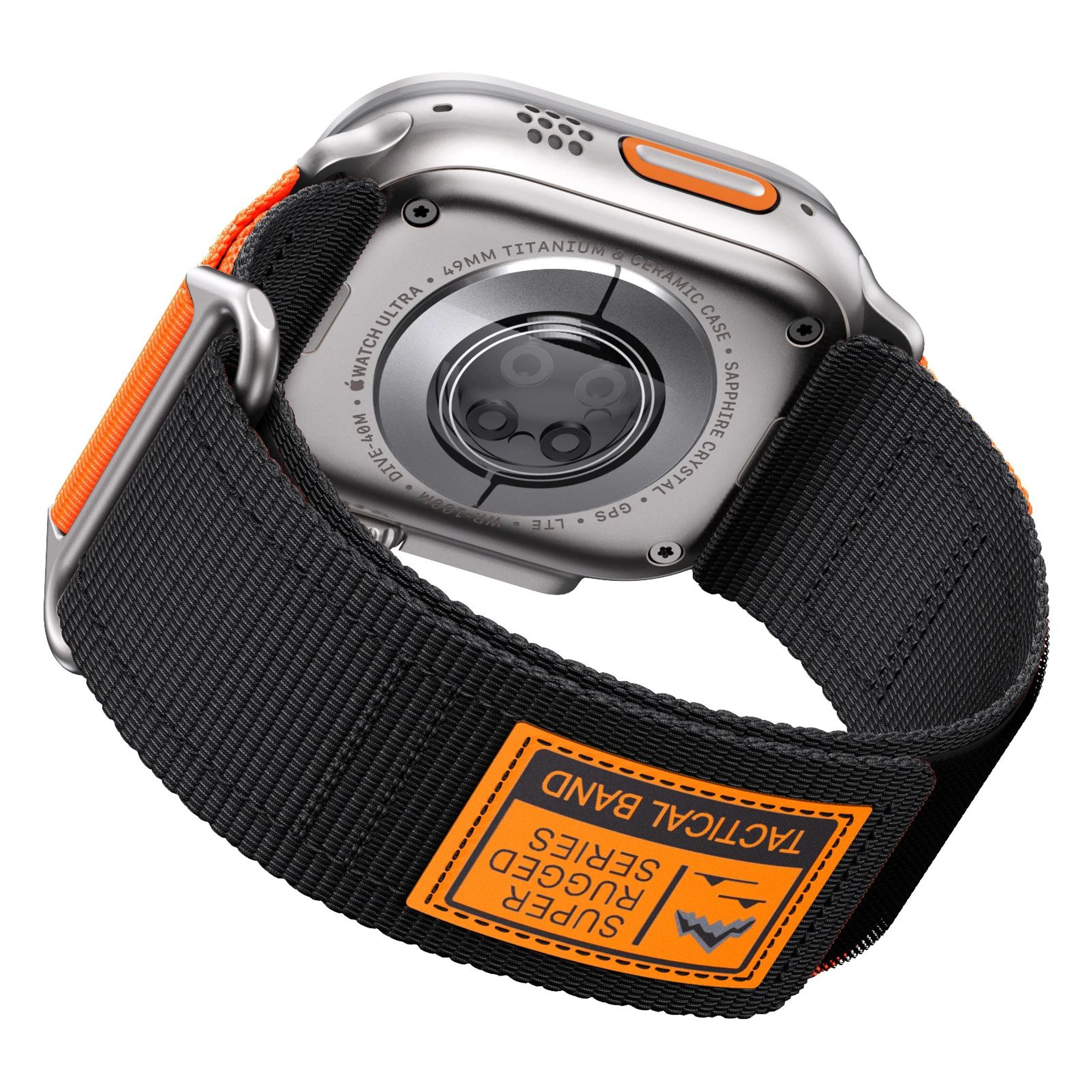 premium nylon sport strap for apple watch 38mm to 49mm durable adjustable band