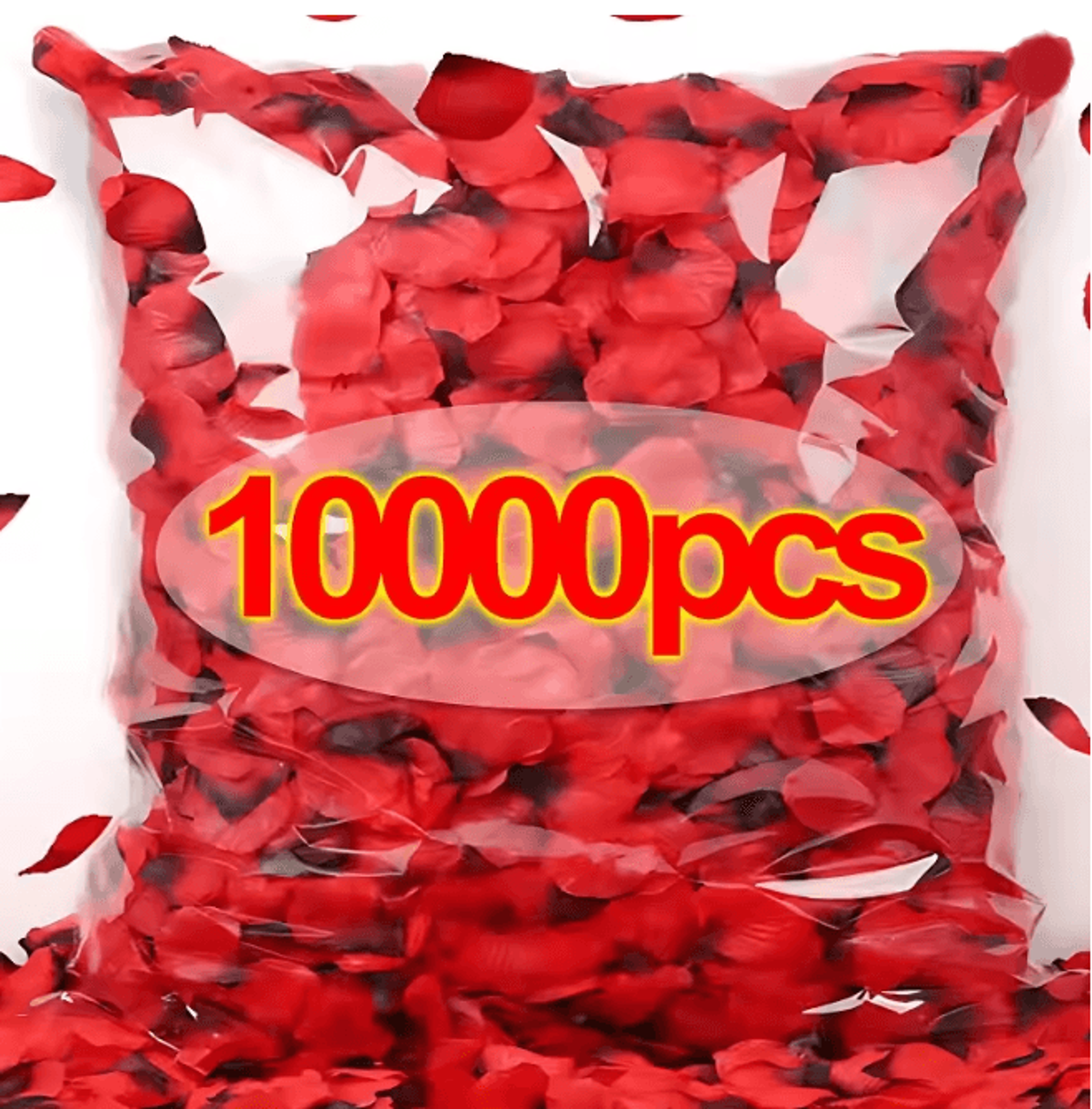 Artificial Rose Petals Red Silk Flower Petals for Romantic Wedding Decor